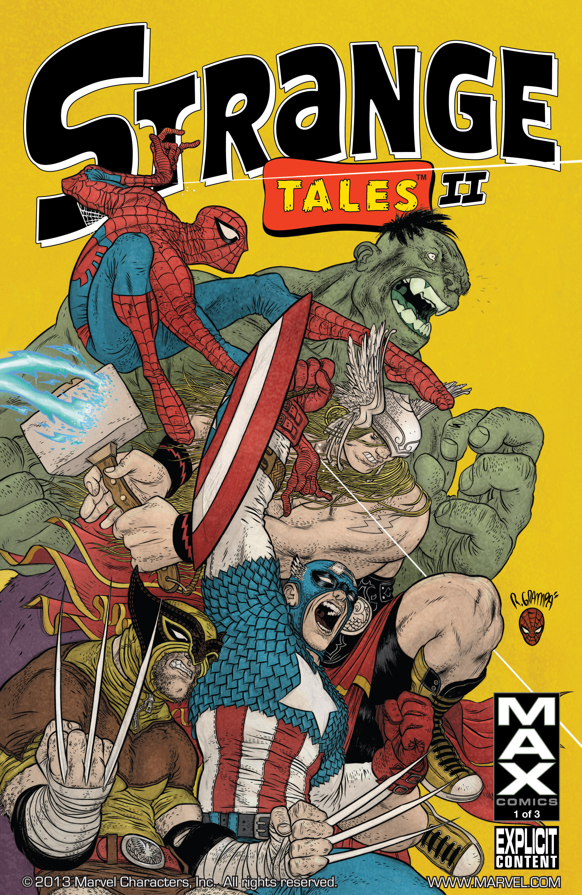 Read online Strange Tales II comic -  Issue #1 - 1