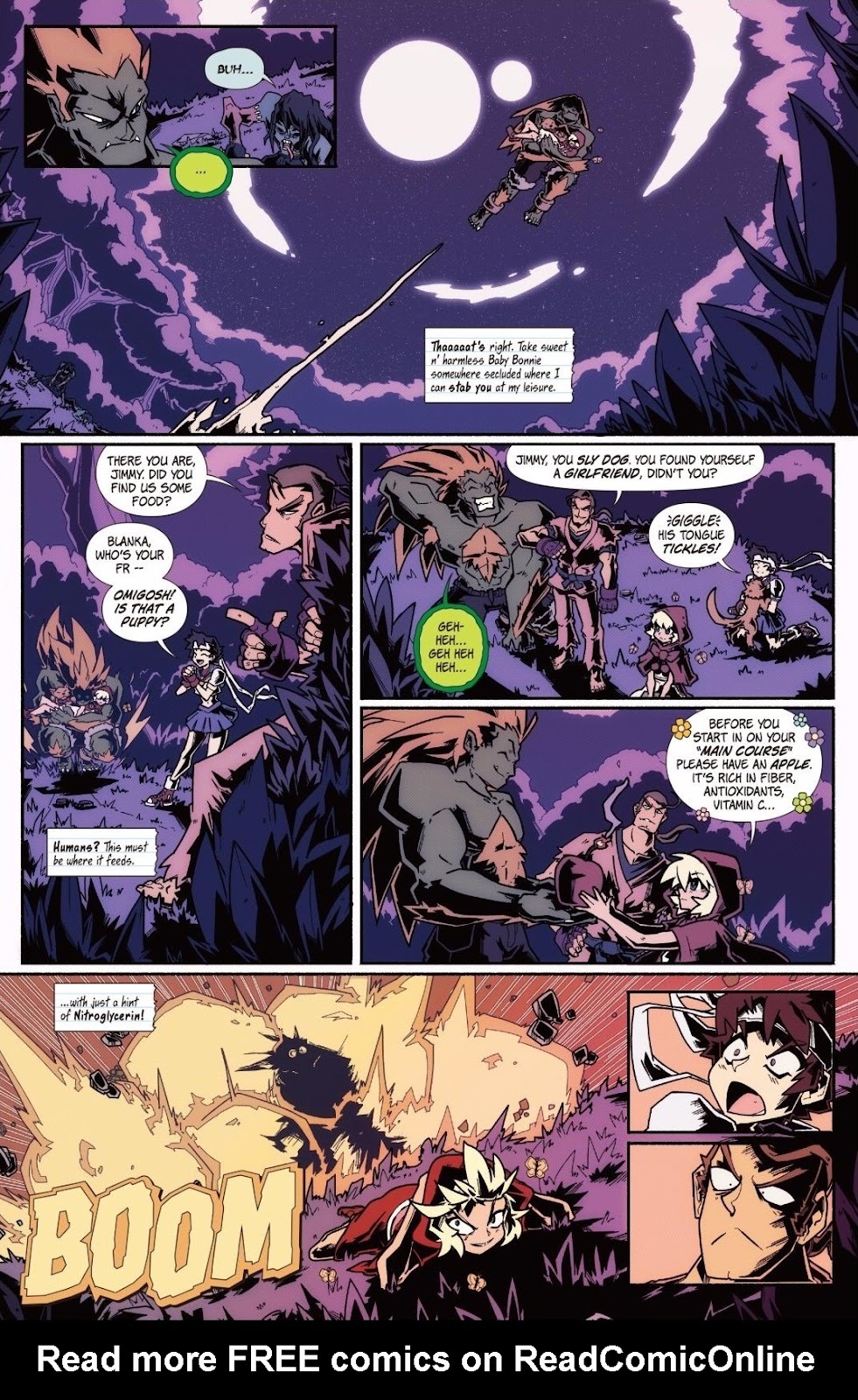 Street Fighter VS Darkstalkers issue 4 - Page 22