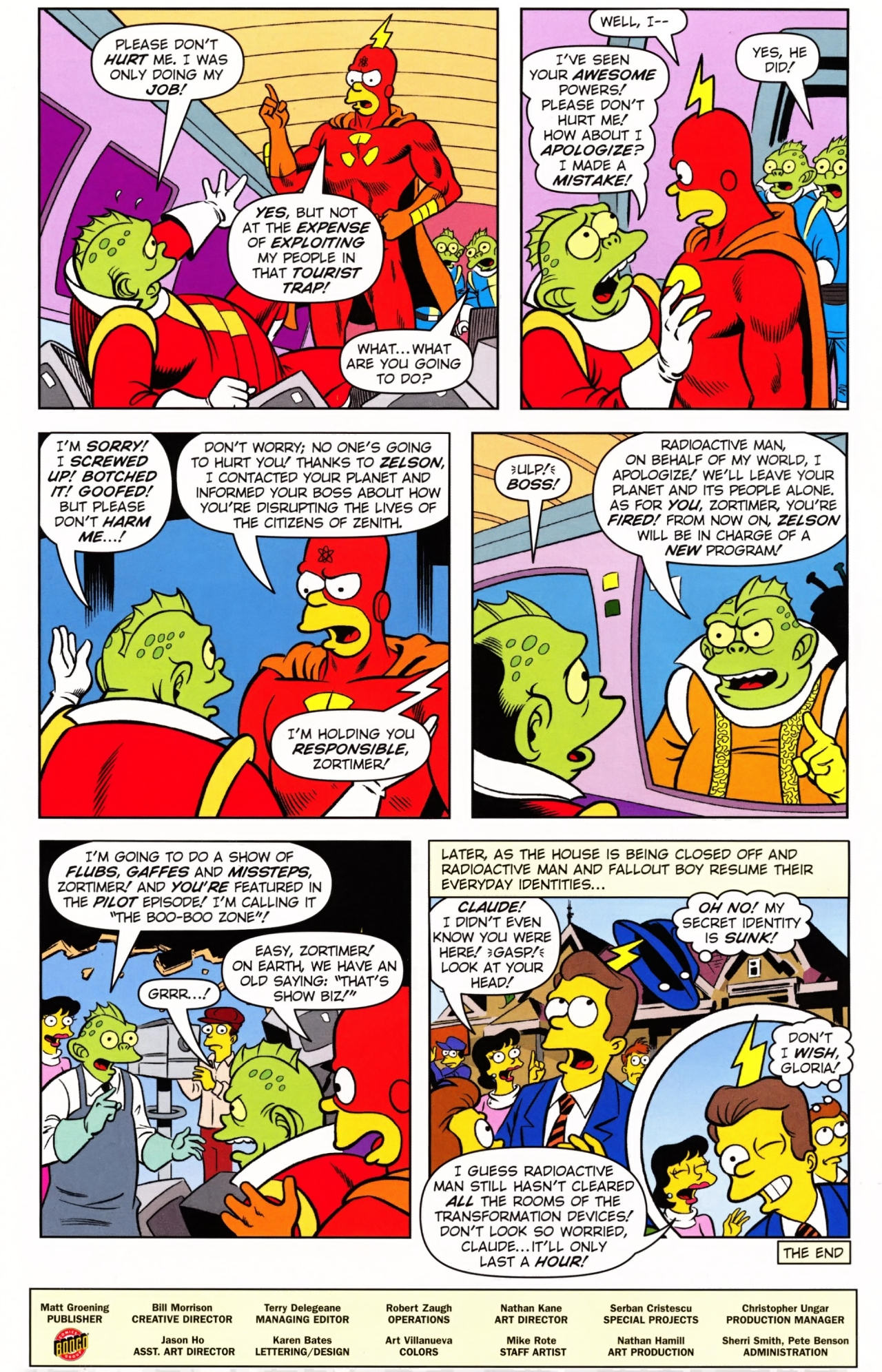 Read online Bongo Comics Presents Simpsons Super Spectacular comic -  Issue #7 - 32