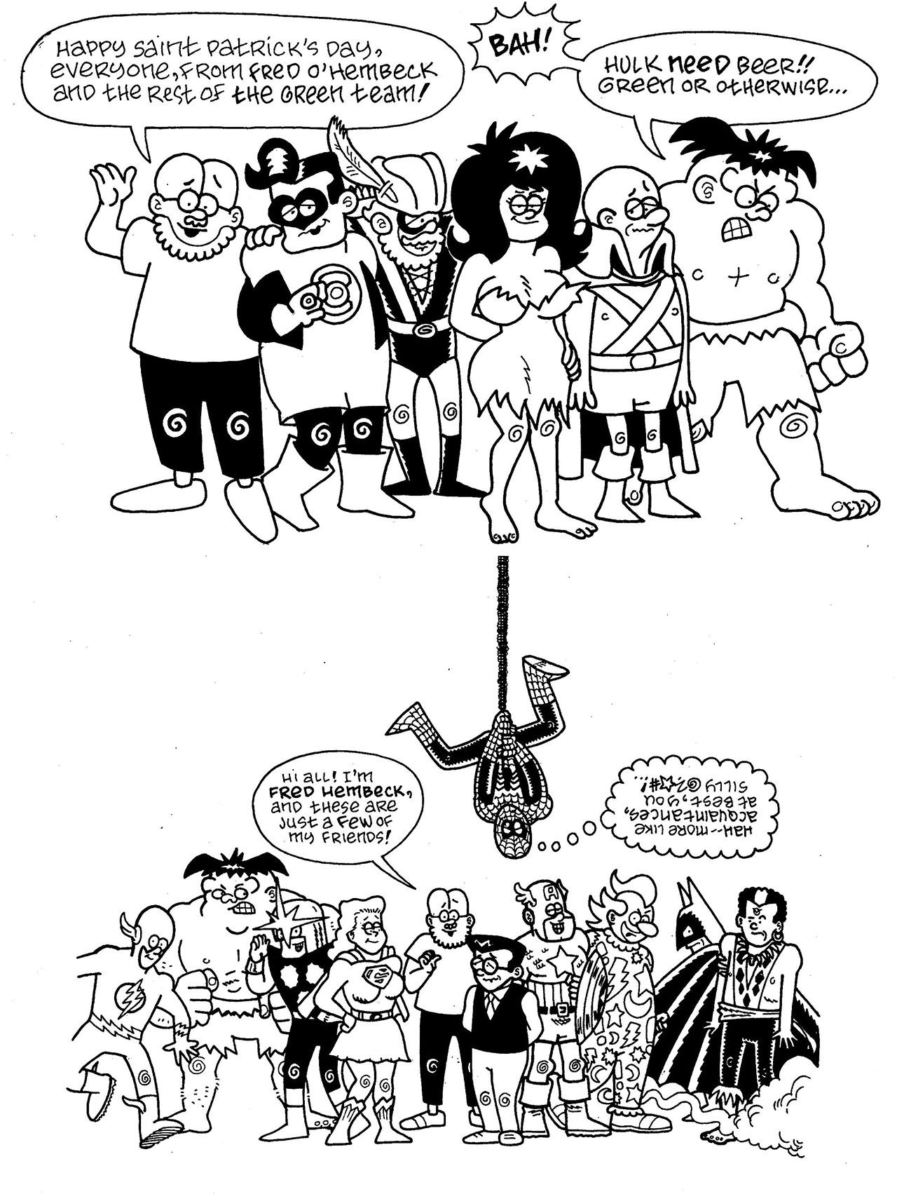 Read online The Nearly Complete Essential Hembeck Archives Omnibus comic -  Issue # TPB (Part 9) - 45