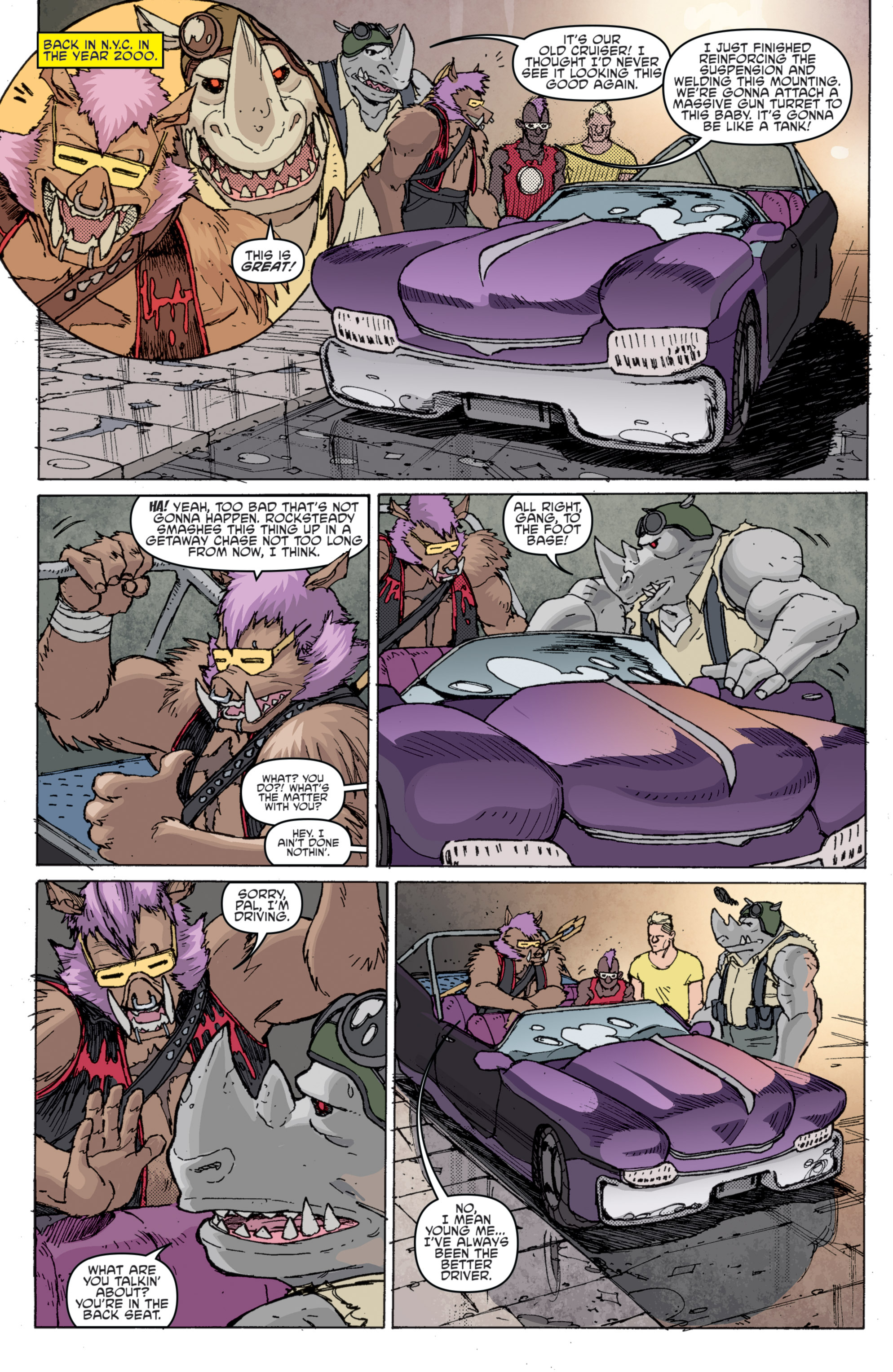 Read online Teenage Mutant Ninja Turtles Bebop & Rocksteady Destroy Everything comic -  Issue #2 - 16