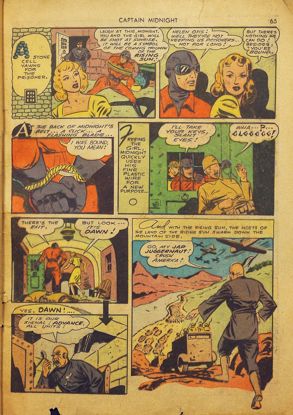 Read online Captain Midnight (1942) comic -  Issue #2 - 64