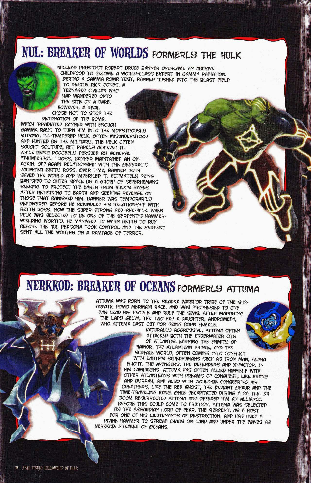 Read online Fear Itself: Fellowship Of Fear comic -  Issue # Full - 14