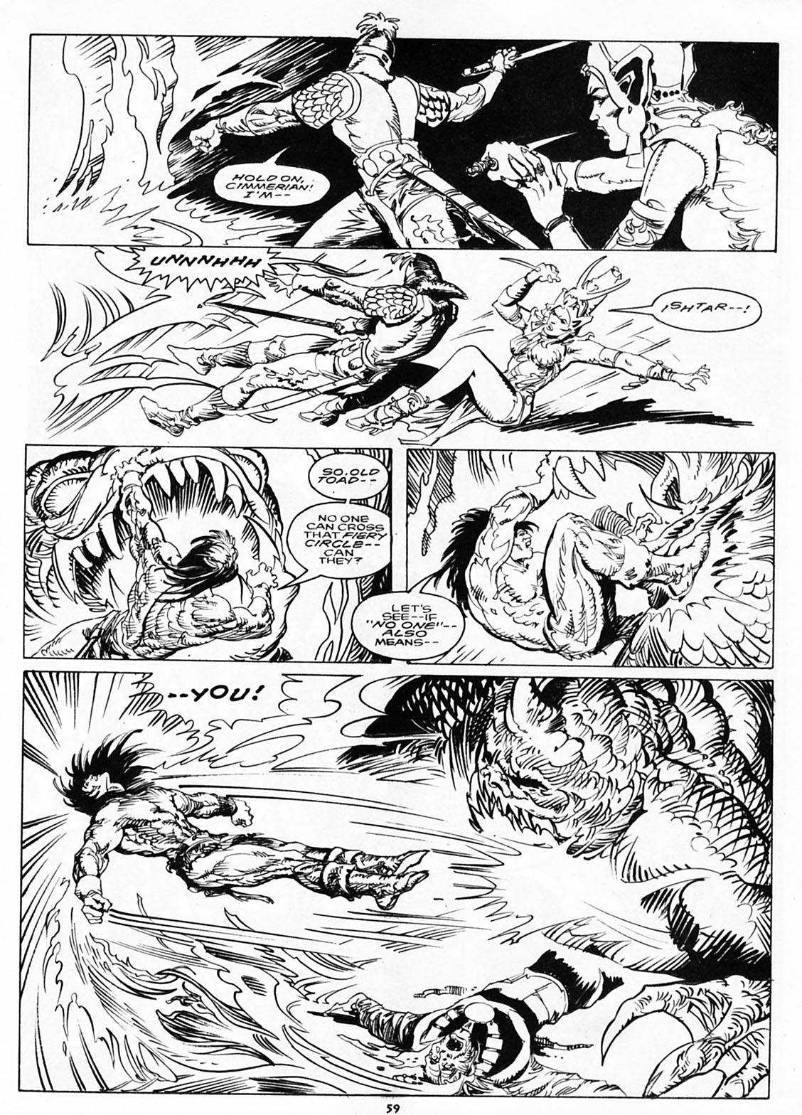 The Savage Sword Of Conan issue 218 - Page 57