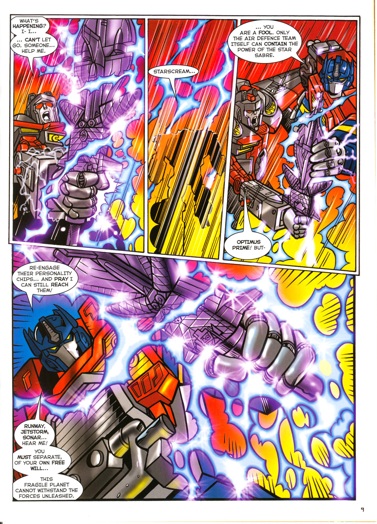 Read online Transformers: Armada (2003) comic -  Issue #7 - 8