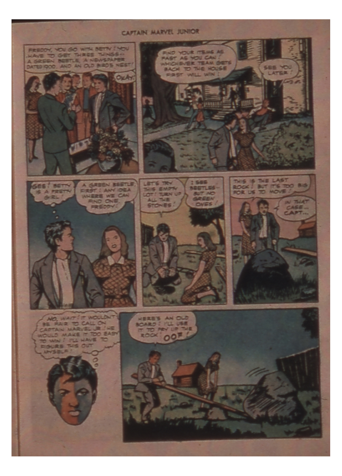 Read online Captain Marvel, Jr. comic -  Issue #55 - 17