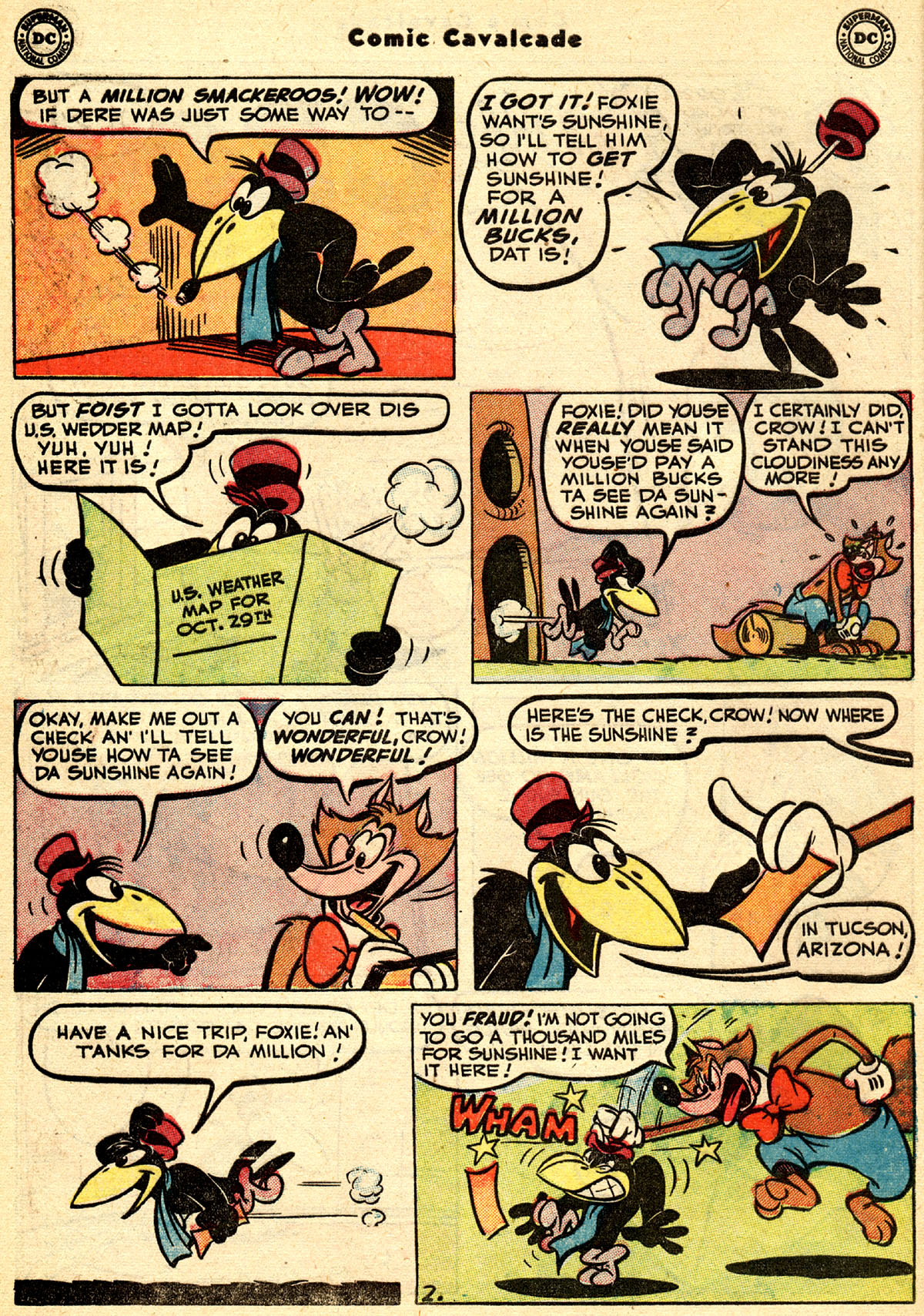 Read online Comic Cavalcade comic -  Issue #50 - 4