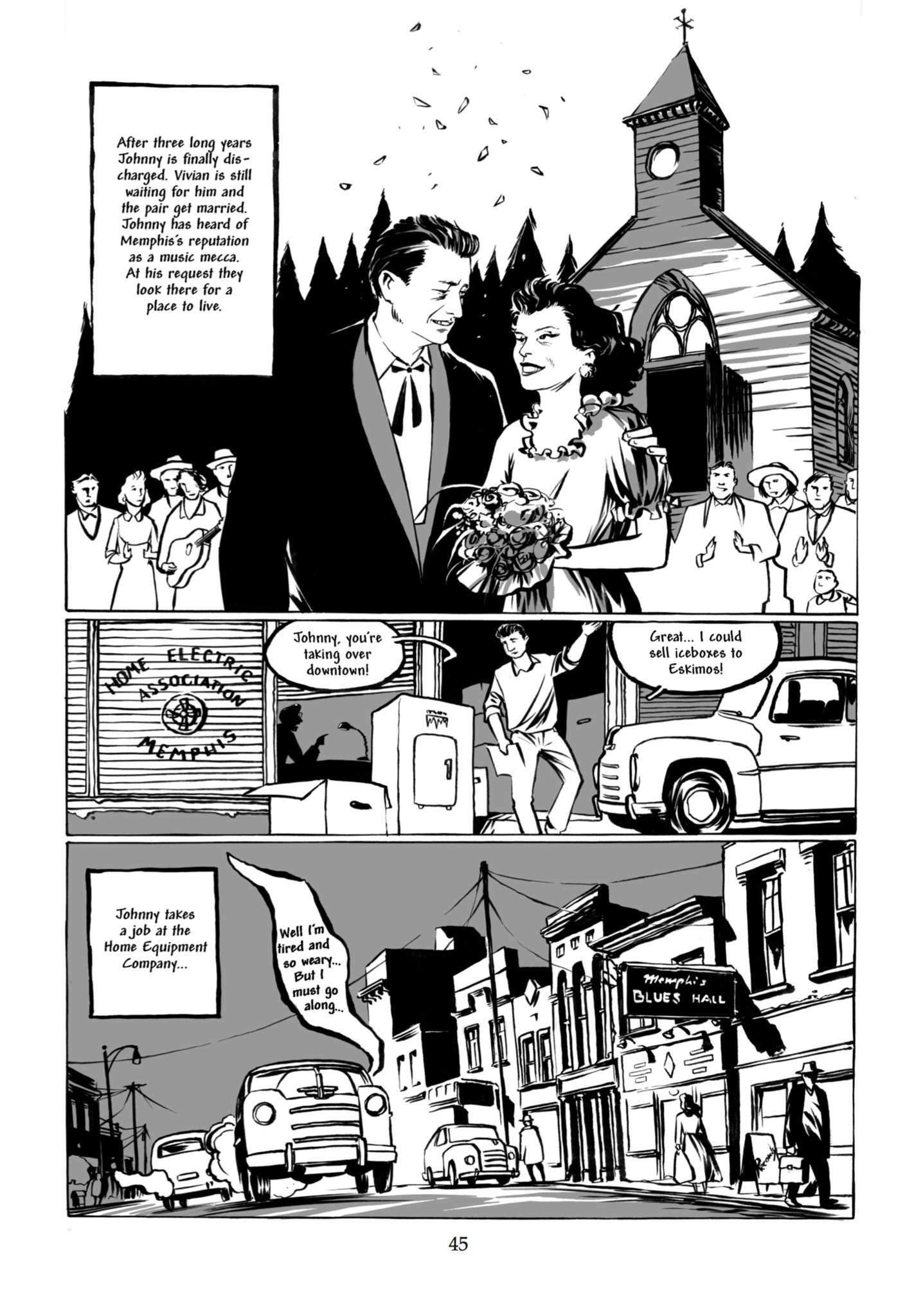 Read online Johnny Cash: I See a Darkness comic -  Issue # TPB - 42