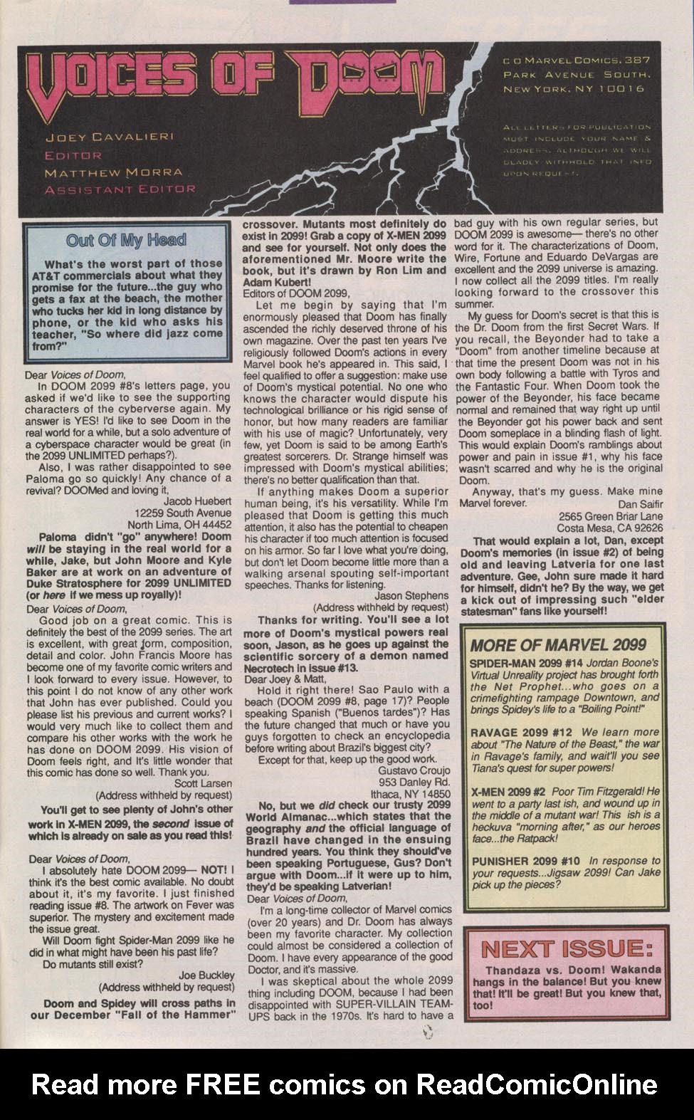 Read online Doom 2099 comic -  Issue #11 - 25