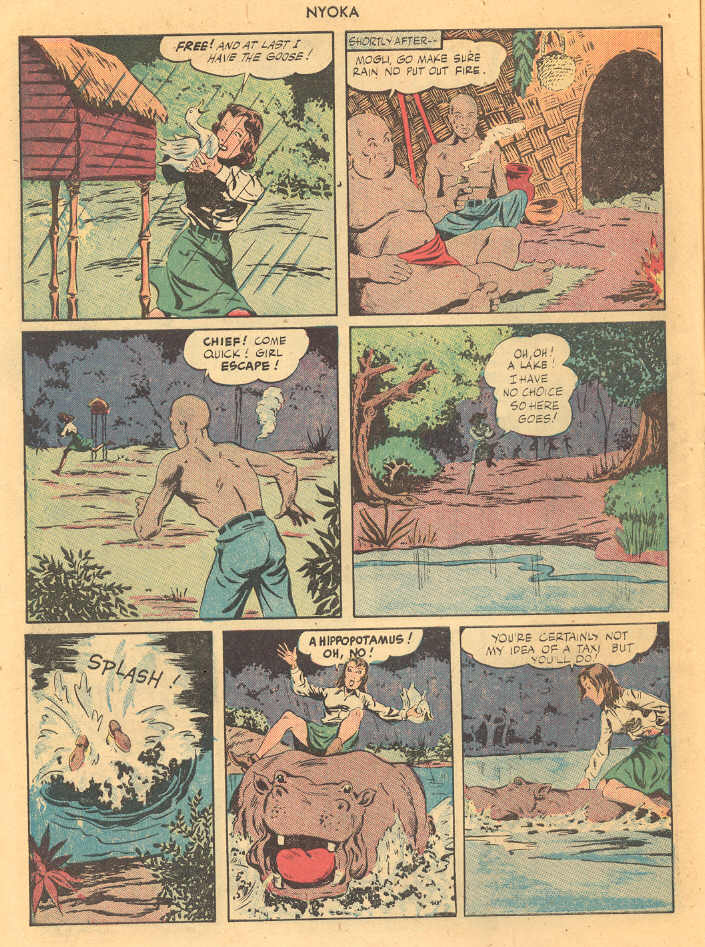 Read online Nyoka the Jungle Girl (1945) comic -  Issue #4 - 10