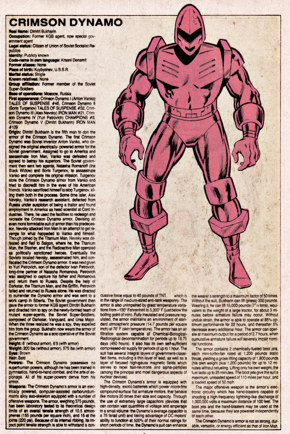 Read online The Official Handbook of the Marvel Universe comic -  Issue #3 - 8