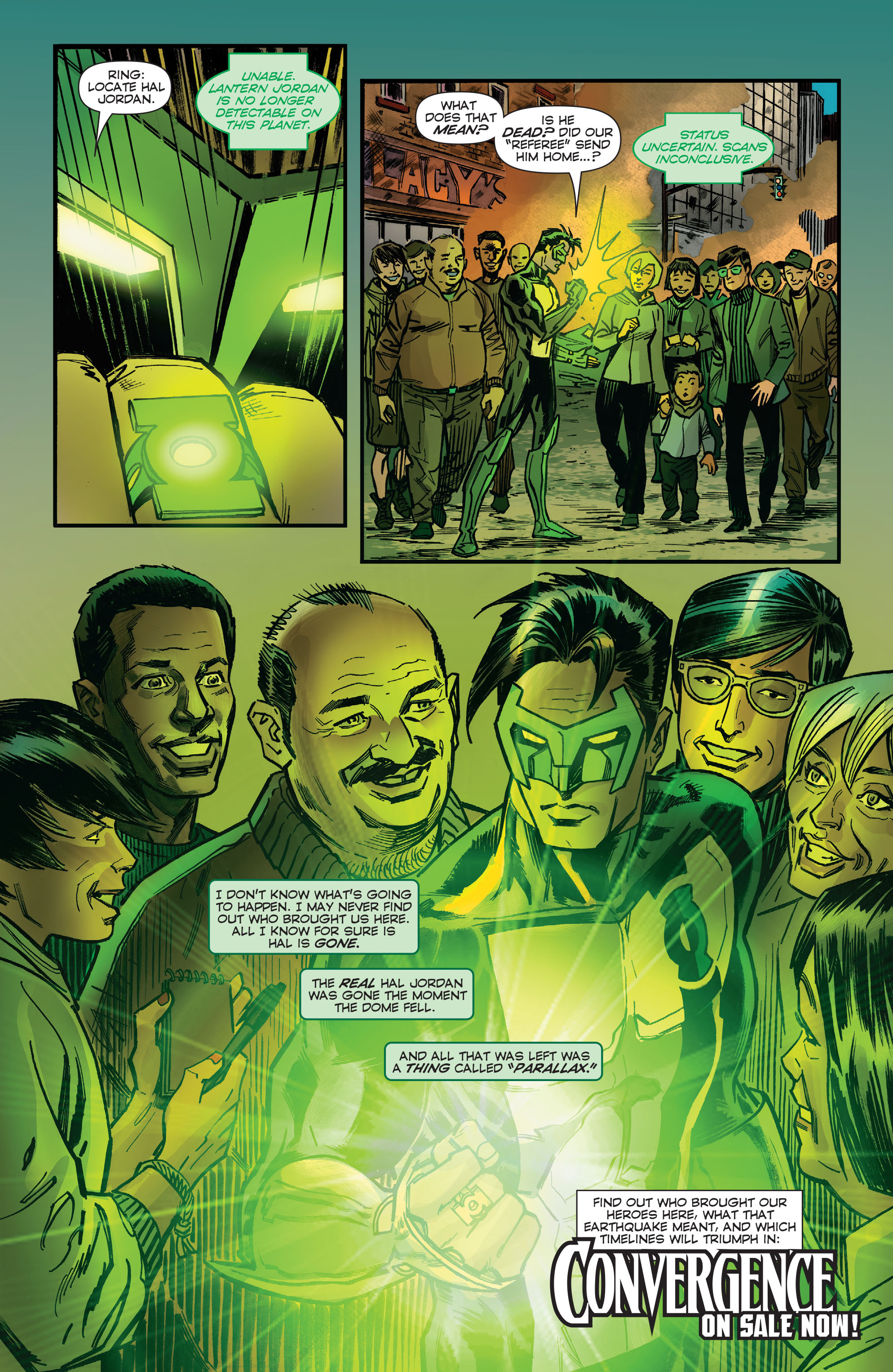 Read online Convergence Green Lantern/Parallax comic -  Issue #2 - 21