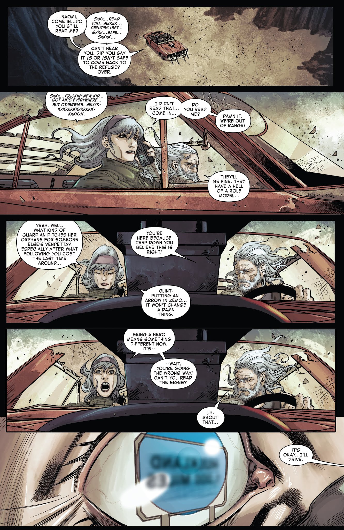 Read online Old Man Hawkeye comic -  Issue #8 - 18