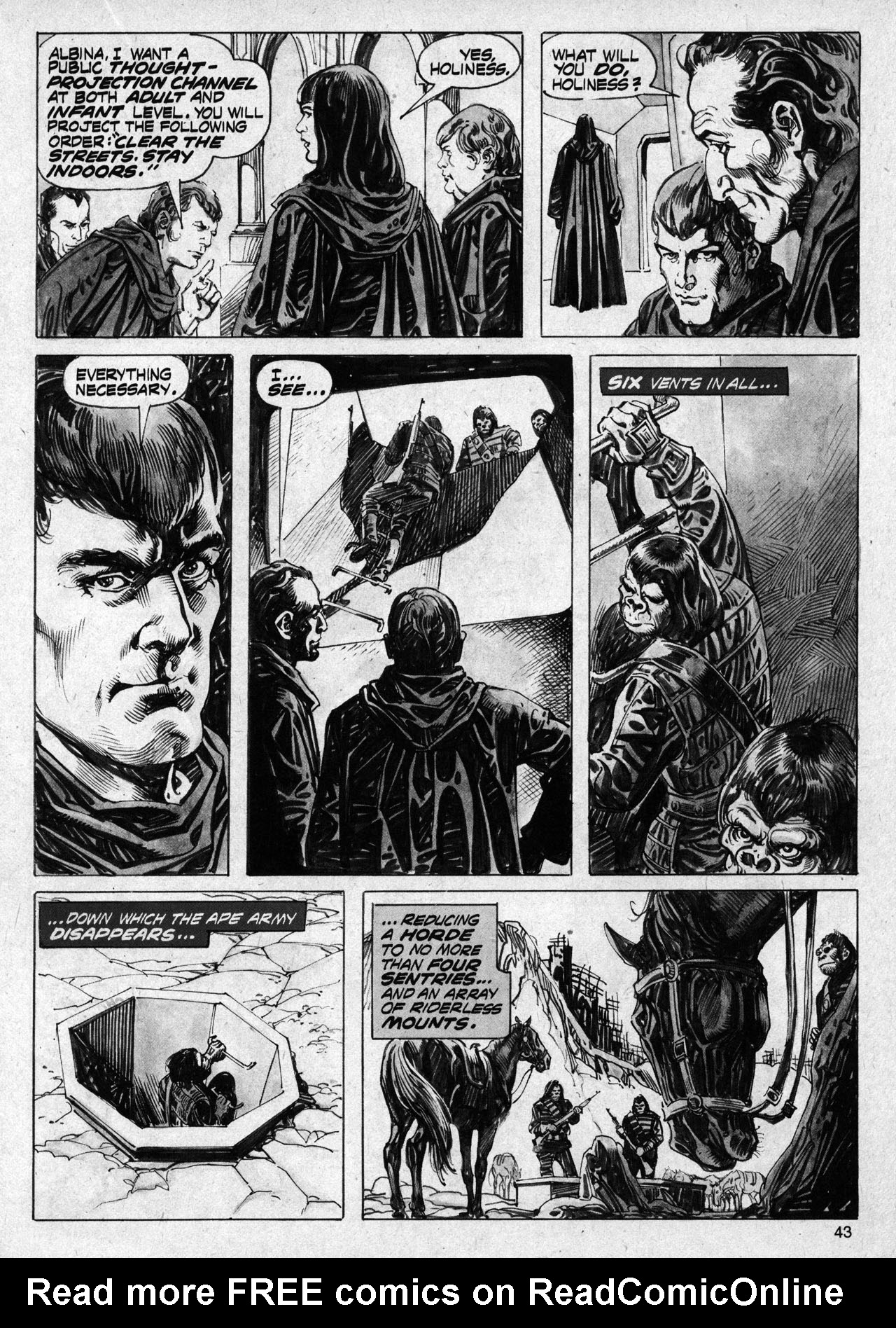 Read online Planet of the Apes comic -  Issue #11 - 39