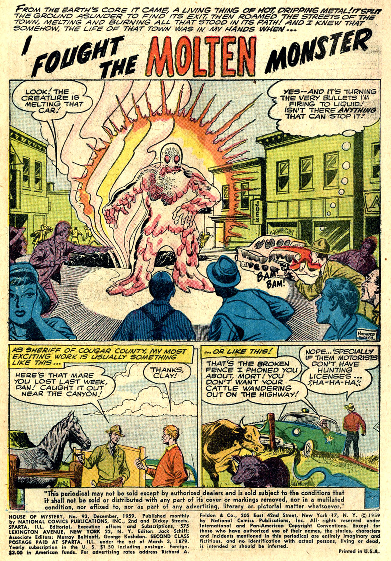 Read online House of Mystery (1951) comic -  Issue #93 - 3