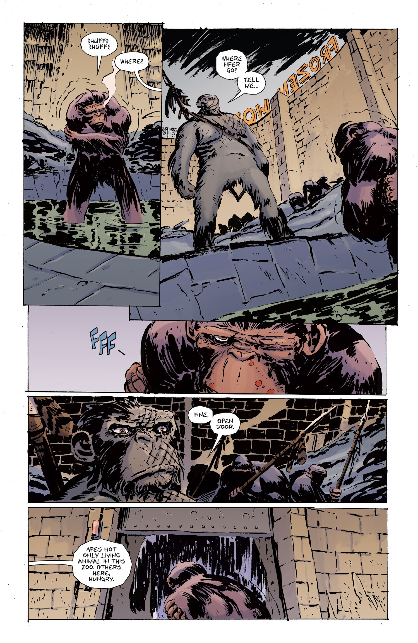 Read online Dawn of the Planet of the Apes comic -  Issue # TPB - 84