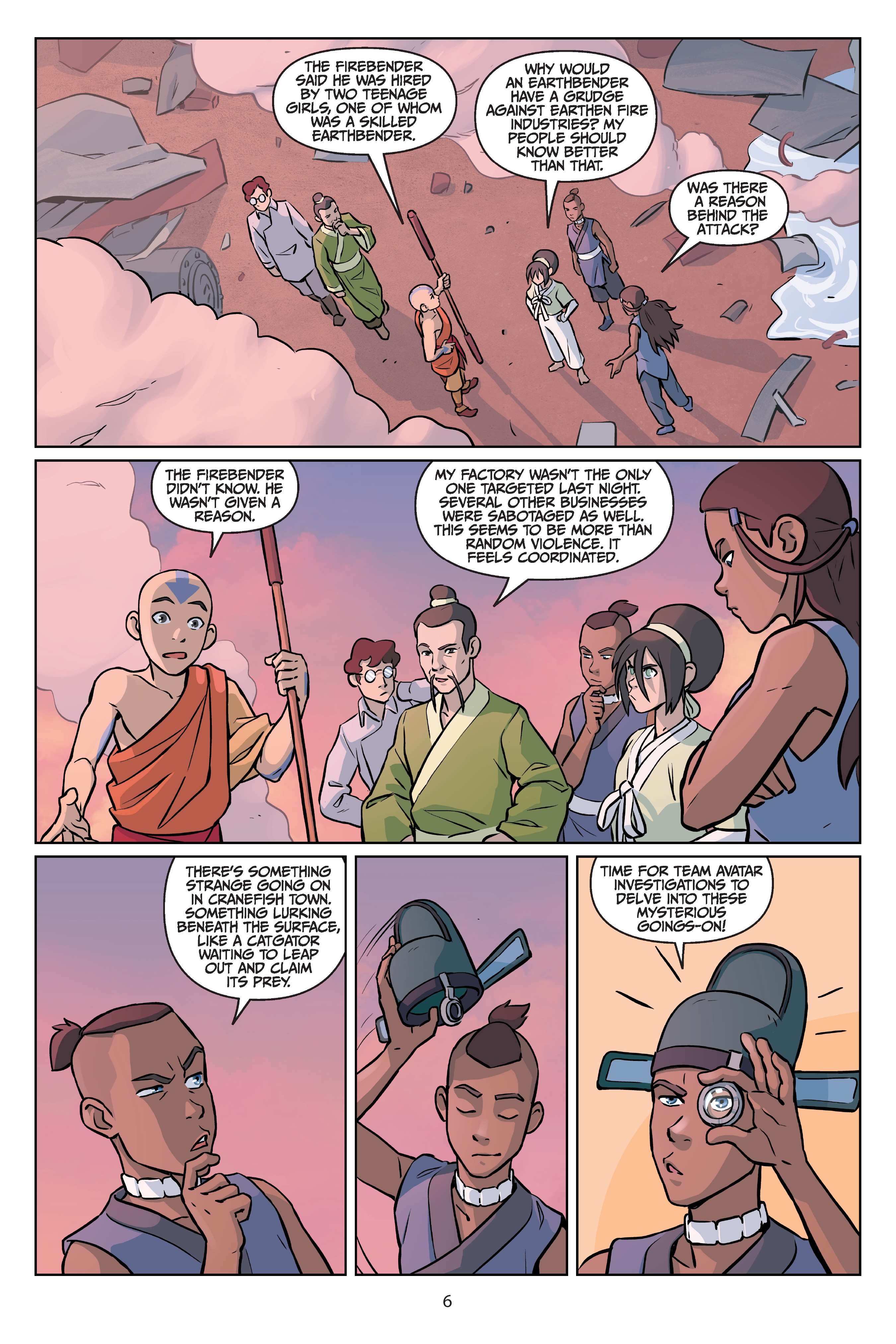 Read online Nickelodeon Avatar: The Last Airbender - Imbalance comic -  Issue # TPB 2 - 7