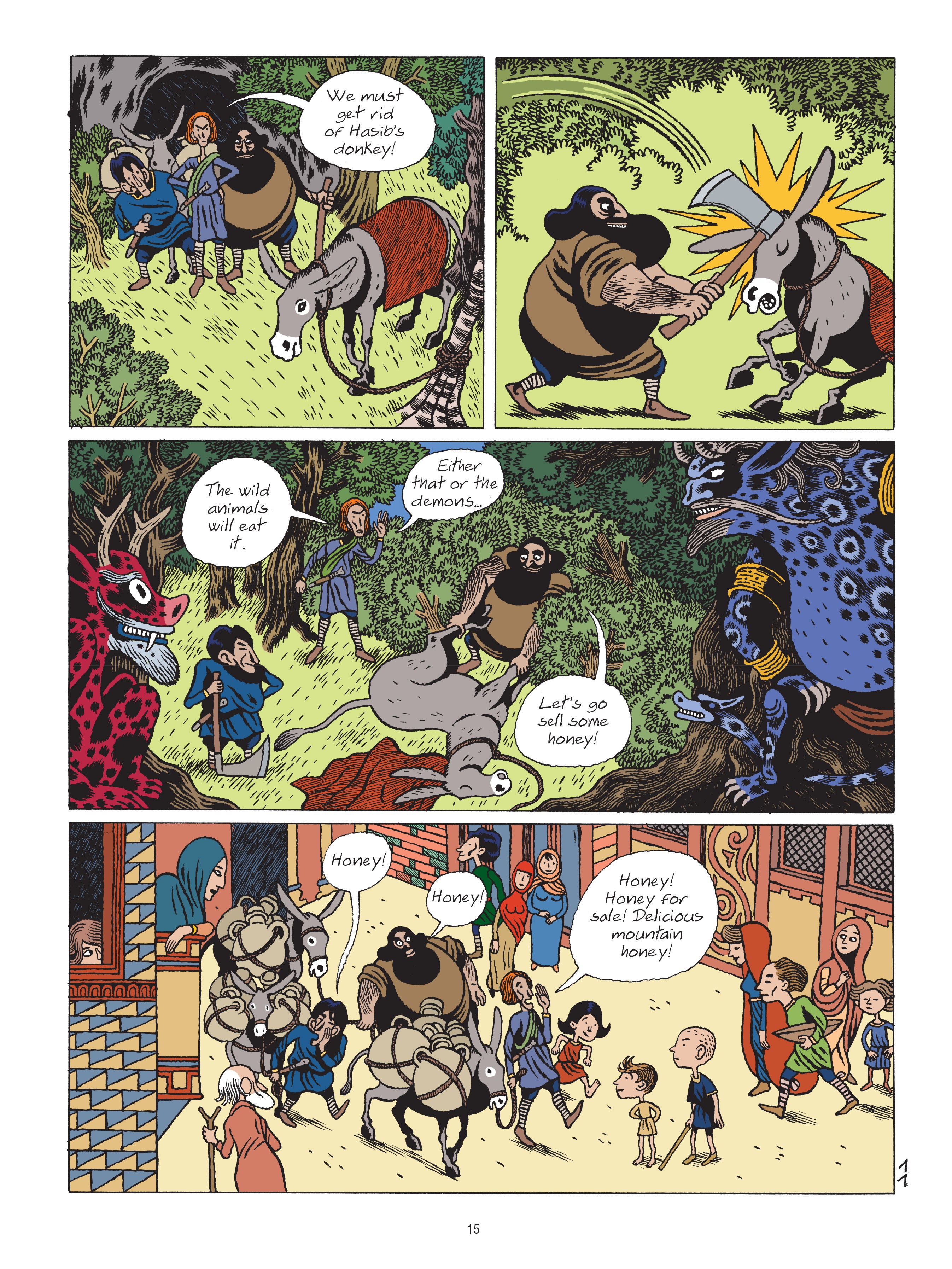 Read online A Tale of a Thousand and One Nights: HASIB & the Queen of Serpents comic -  Issue # TPB - 15