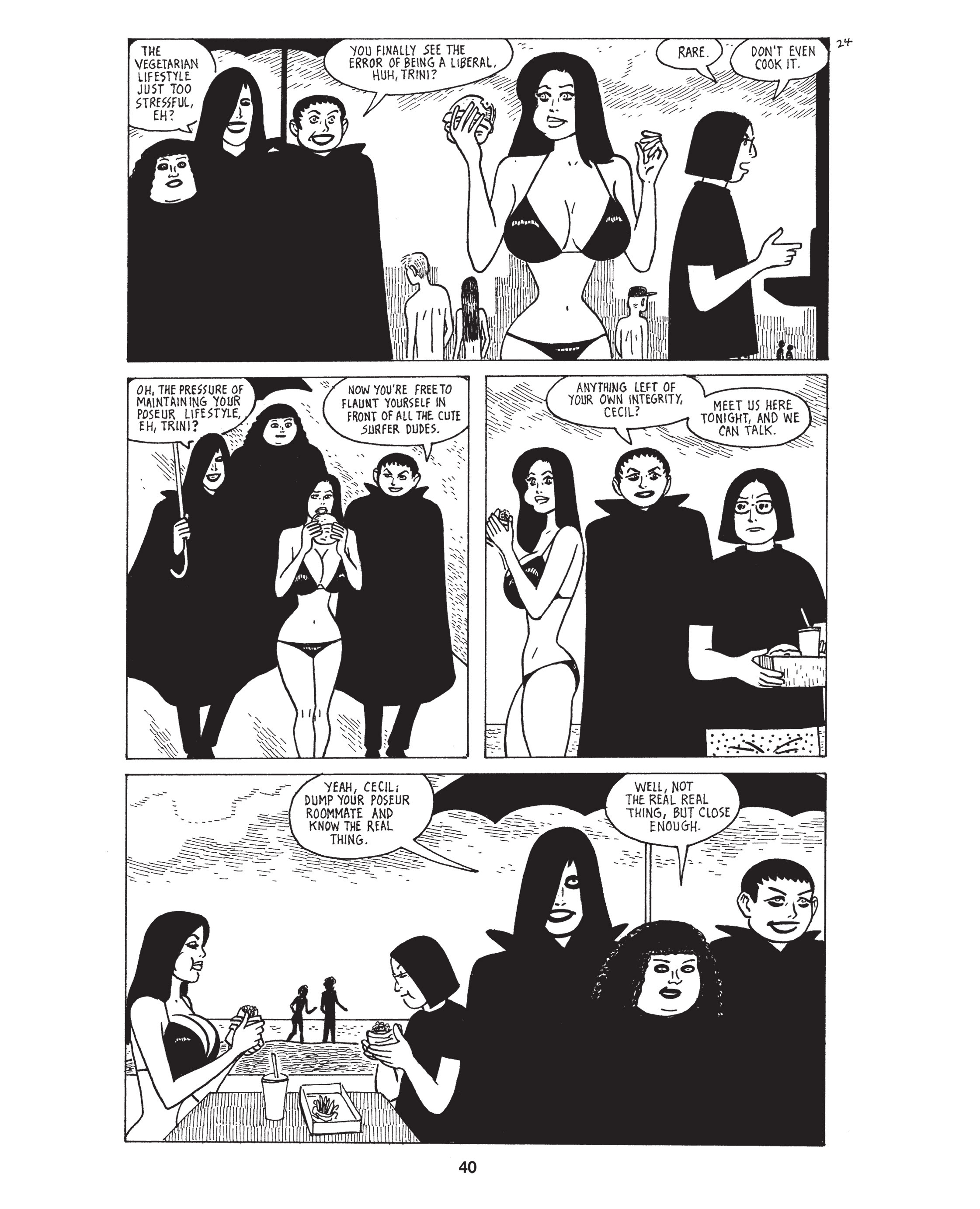 Read online Love and Rockets: New Stories comic -  Issue #4 - 42