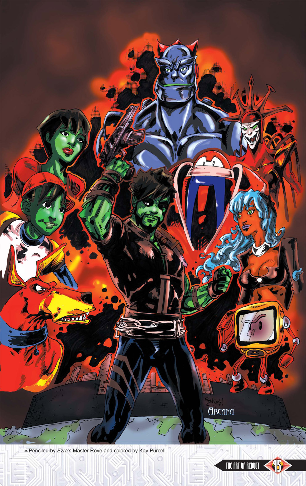 Read online The Art of Reboot comic -  Issue # TPB - 94