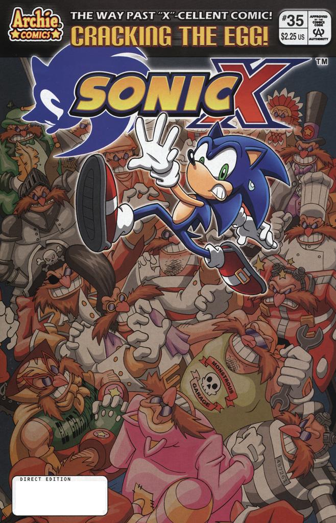 Read online Sonic X comic -  Issue #35 - 1