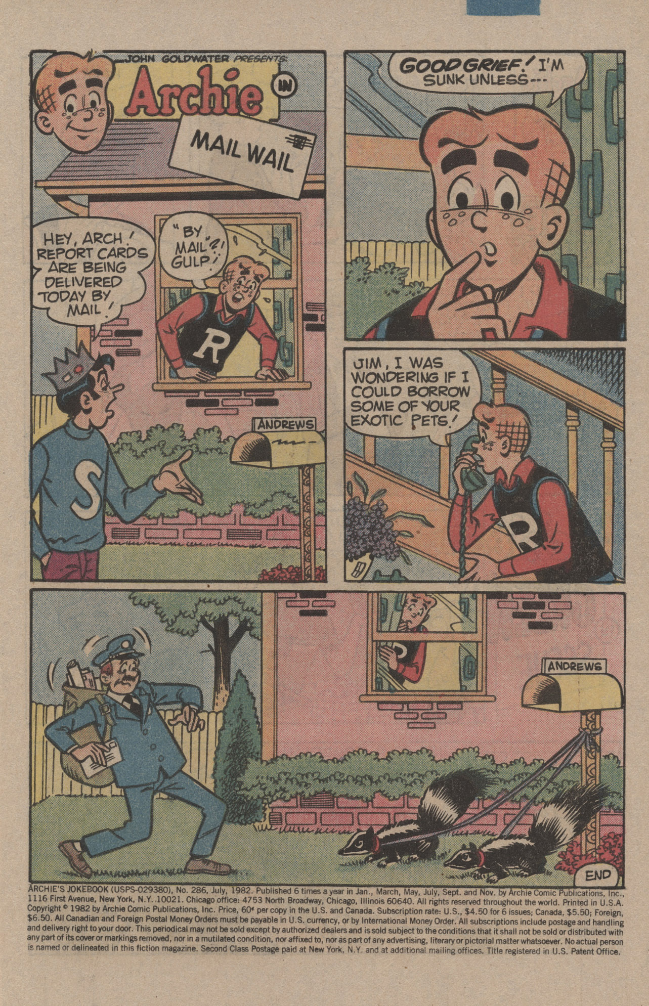 Read online Archie's Joke Book Magazine comic -  Issue #286 - 3