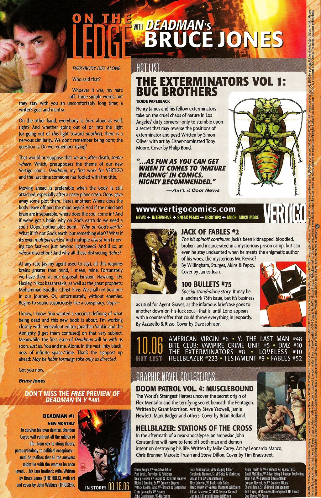 Read online Testament comic -  Issue #9 - 18