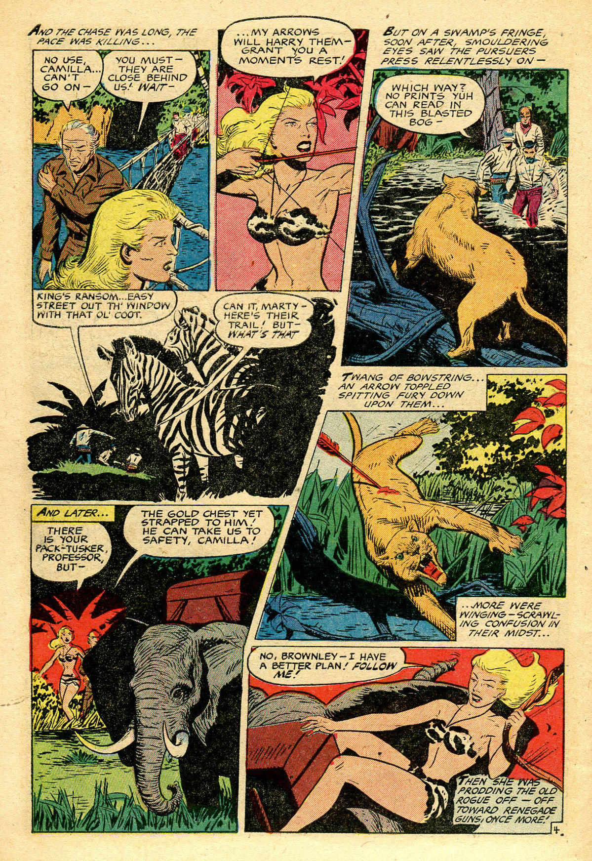 Read online Jungle Comics comic -  Issue #151 - 34