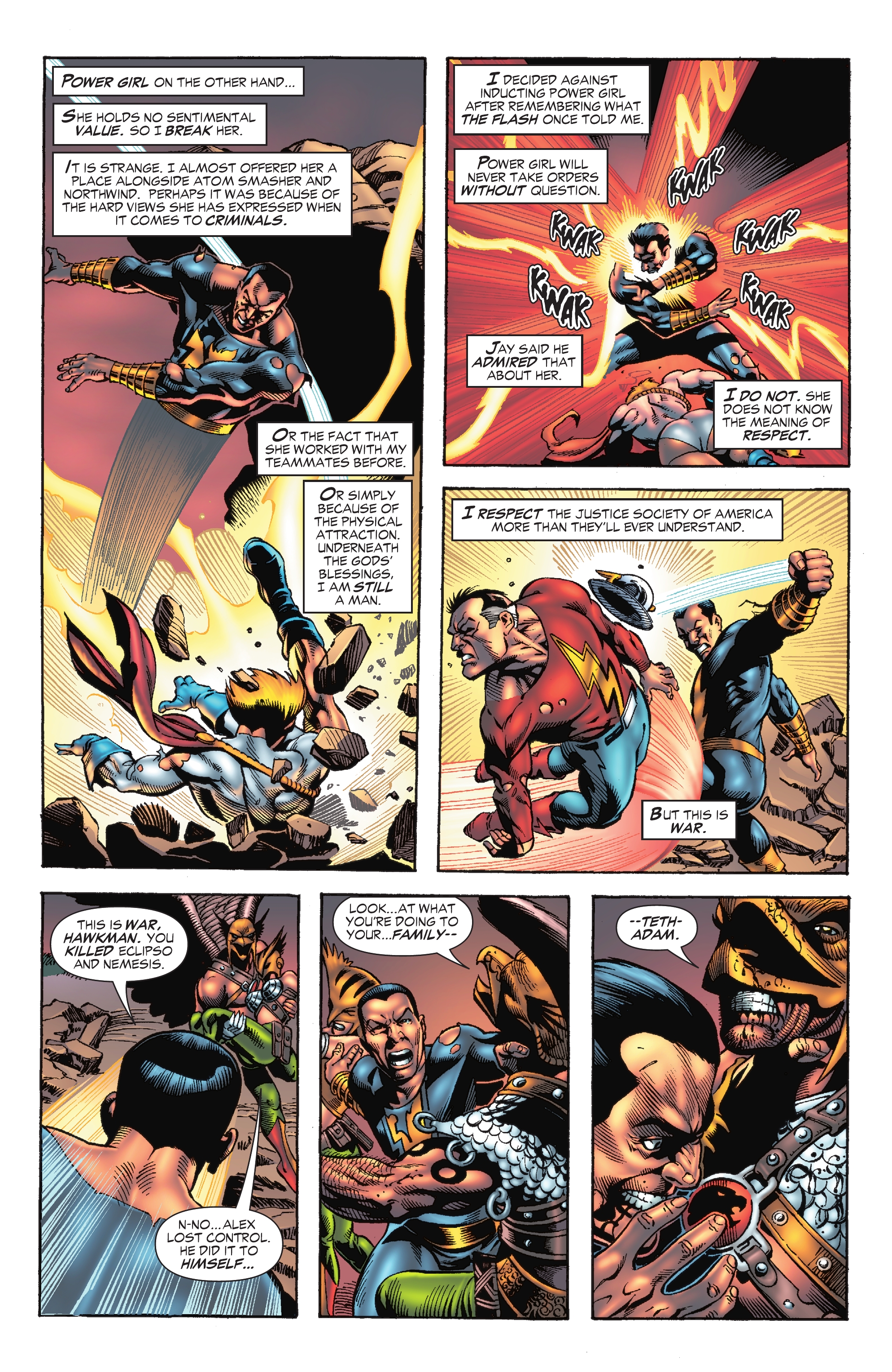 Read online Black Adam/JSA: Black Reign comic -  Issue # TPB - 121
