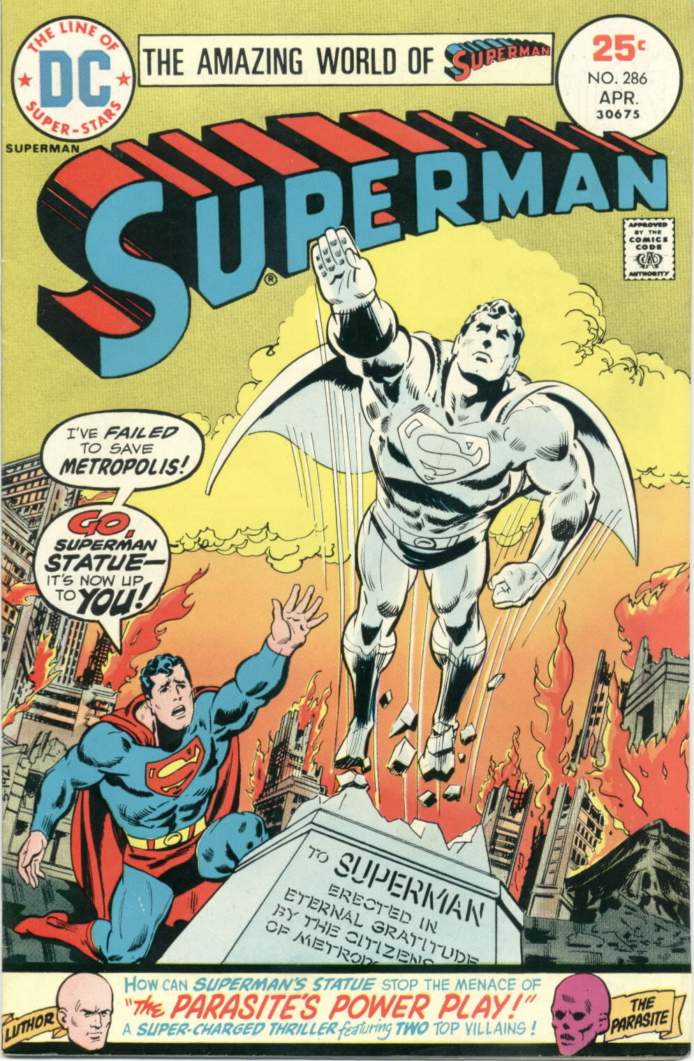 Read online Superman (1939) comic -  Issue #286 - 1