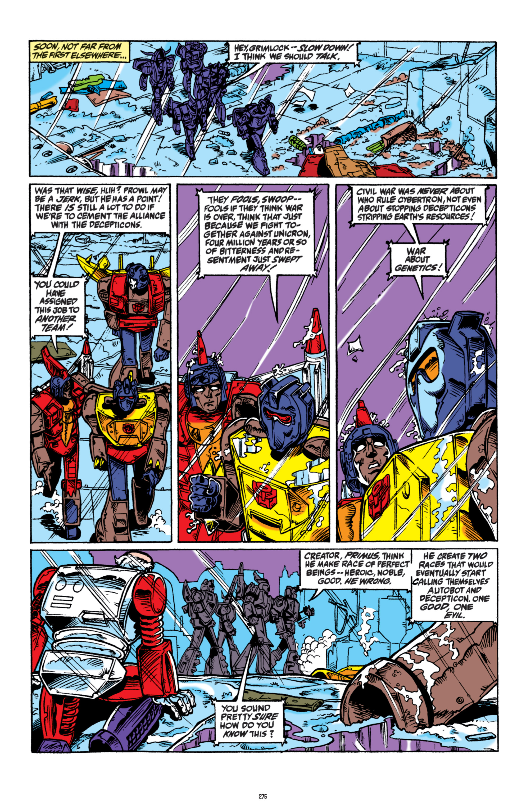 Read online The Transformers Classics comic -  Issue # TPB 6 - 272