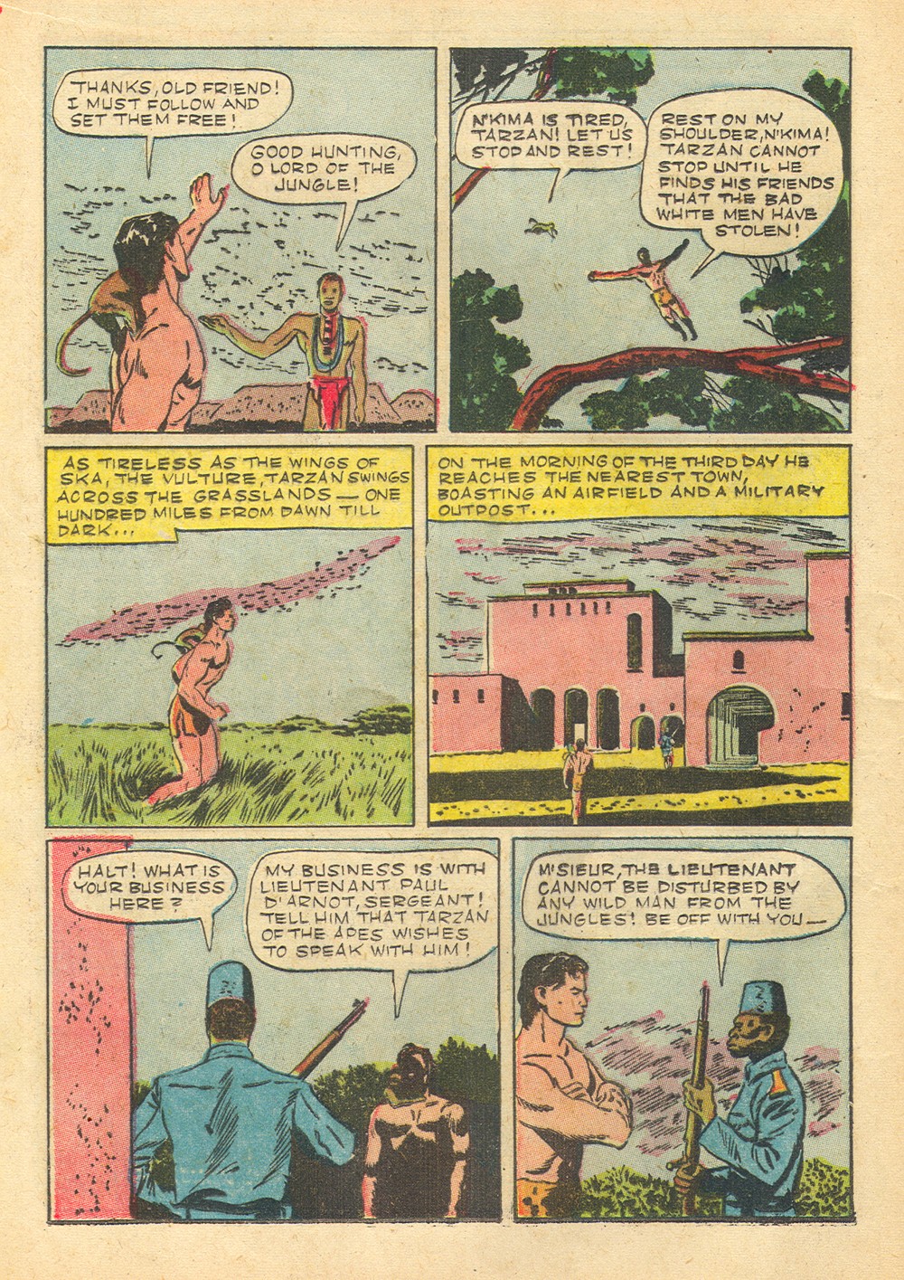 Read online Tarzan (1948) comic -  Issue #23 - 16