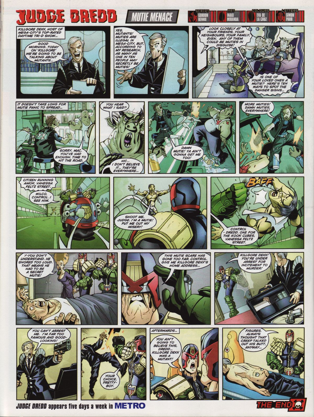 Read online Judge Dredd Megazine (Vol. 5) comic -  Issue #218 - 98