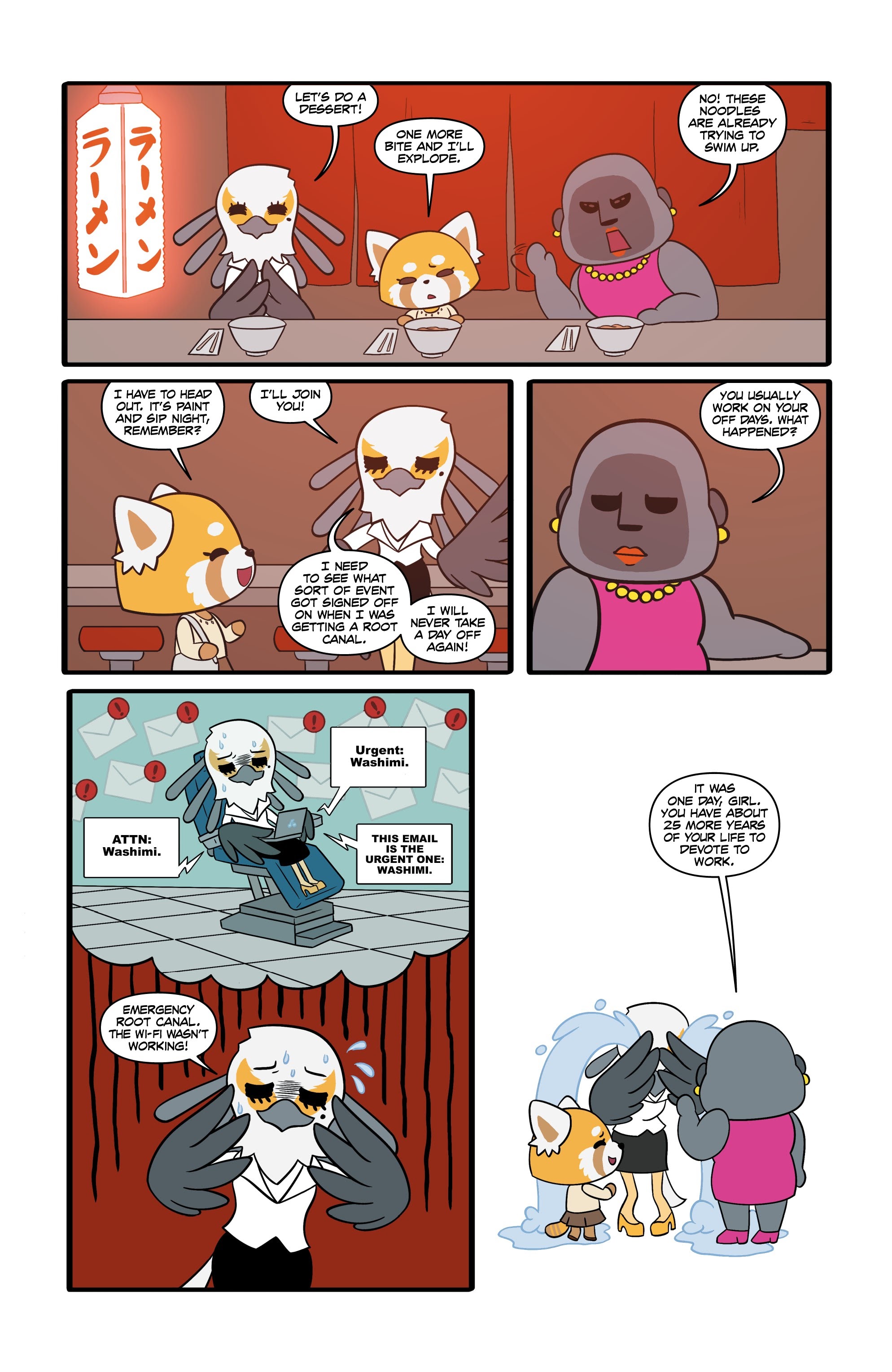 Read online Aggretsuko: Meet Her World comic -  Issue #2 - 8