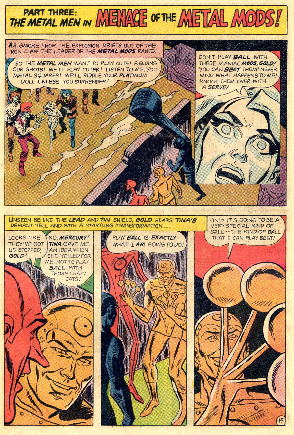 Read online Metal Men (1963) comic -  Issue #26 - 19