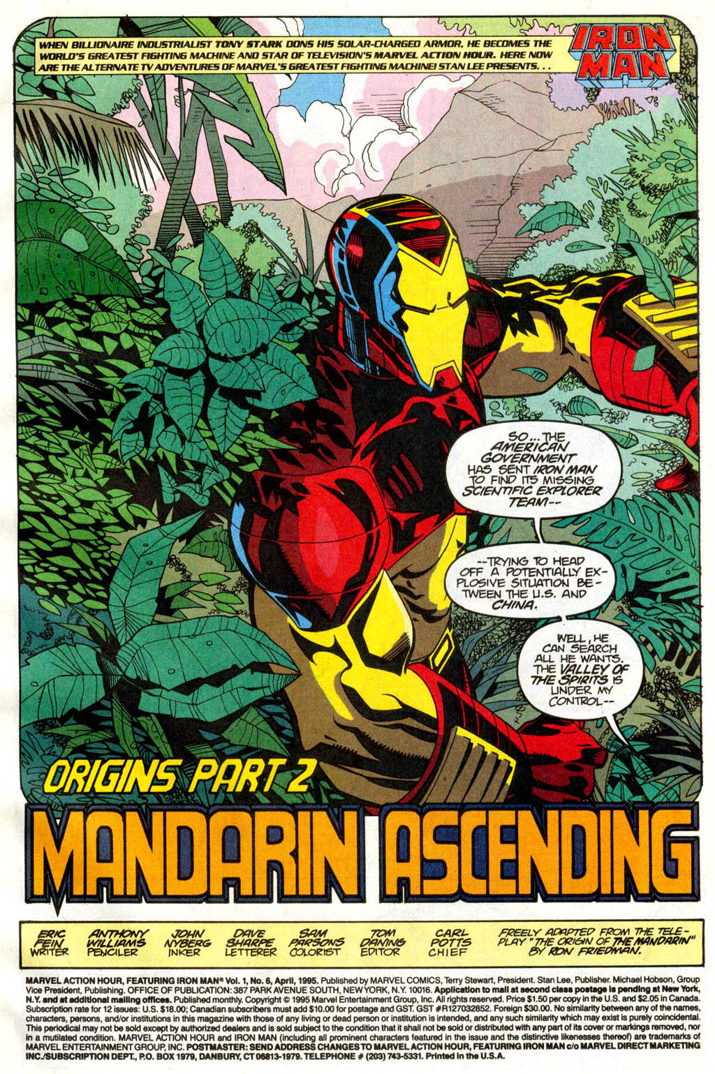 Read online Marvel Action Hour, featuring Iron Man comic -  Issue #6 - 2