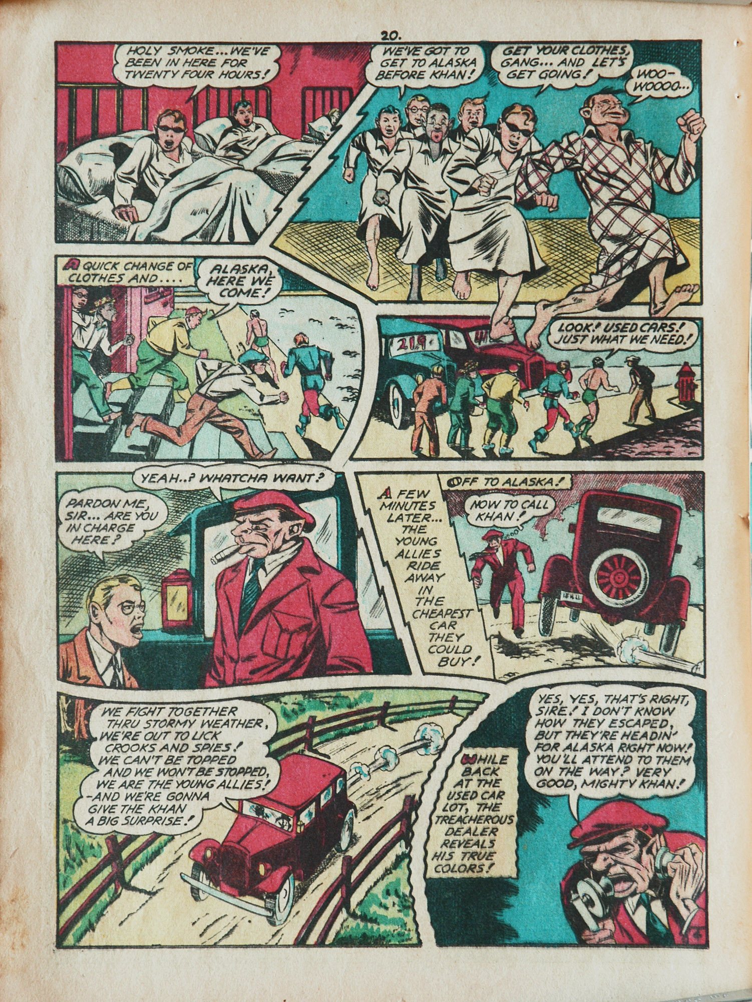 Read online Young Allies Comics comic -  Issue #3 - 22