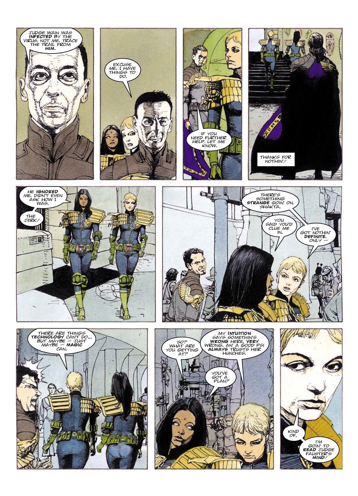 Read online Judge Anderson: The Psi Files comic -  Issue # TPB 4 - 233
