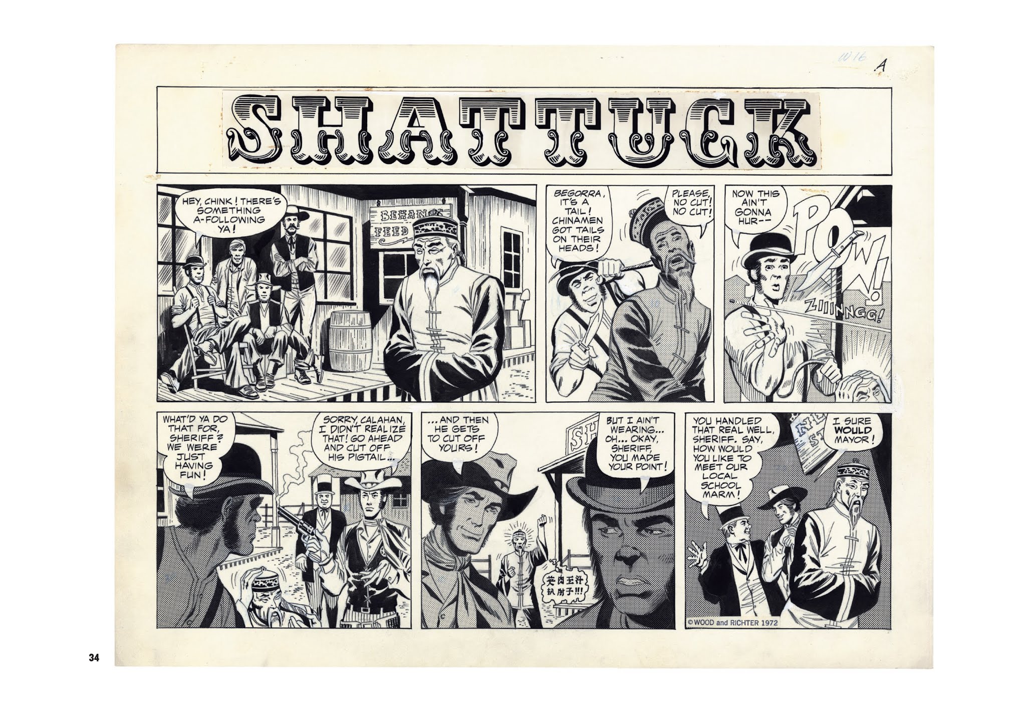 Read online Wallace Wood Presents Shattuck comic -  Issue # TPB - 34