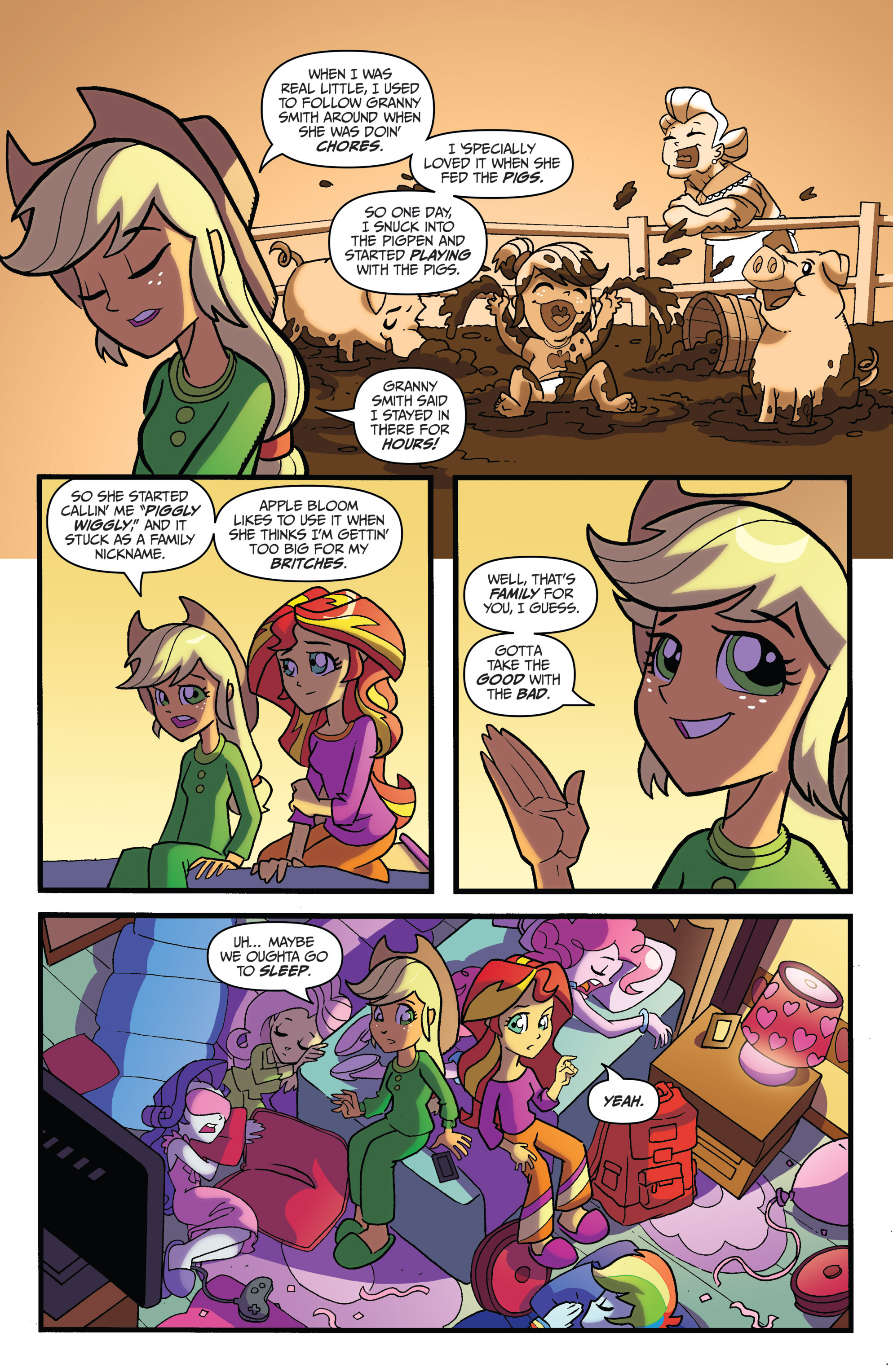 Read online My Little Pony: Equestria Girls Holiday Special 2014 comic -  Issue # Full - 15