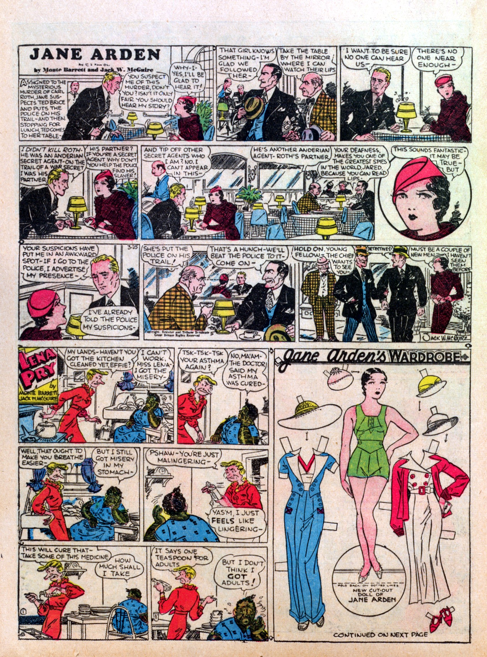 Read online Famous Funnies comic -  Issue #12 - 44