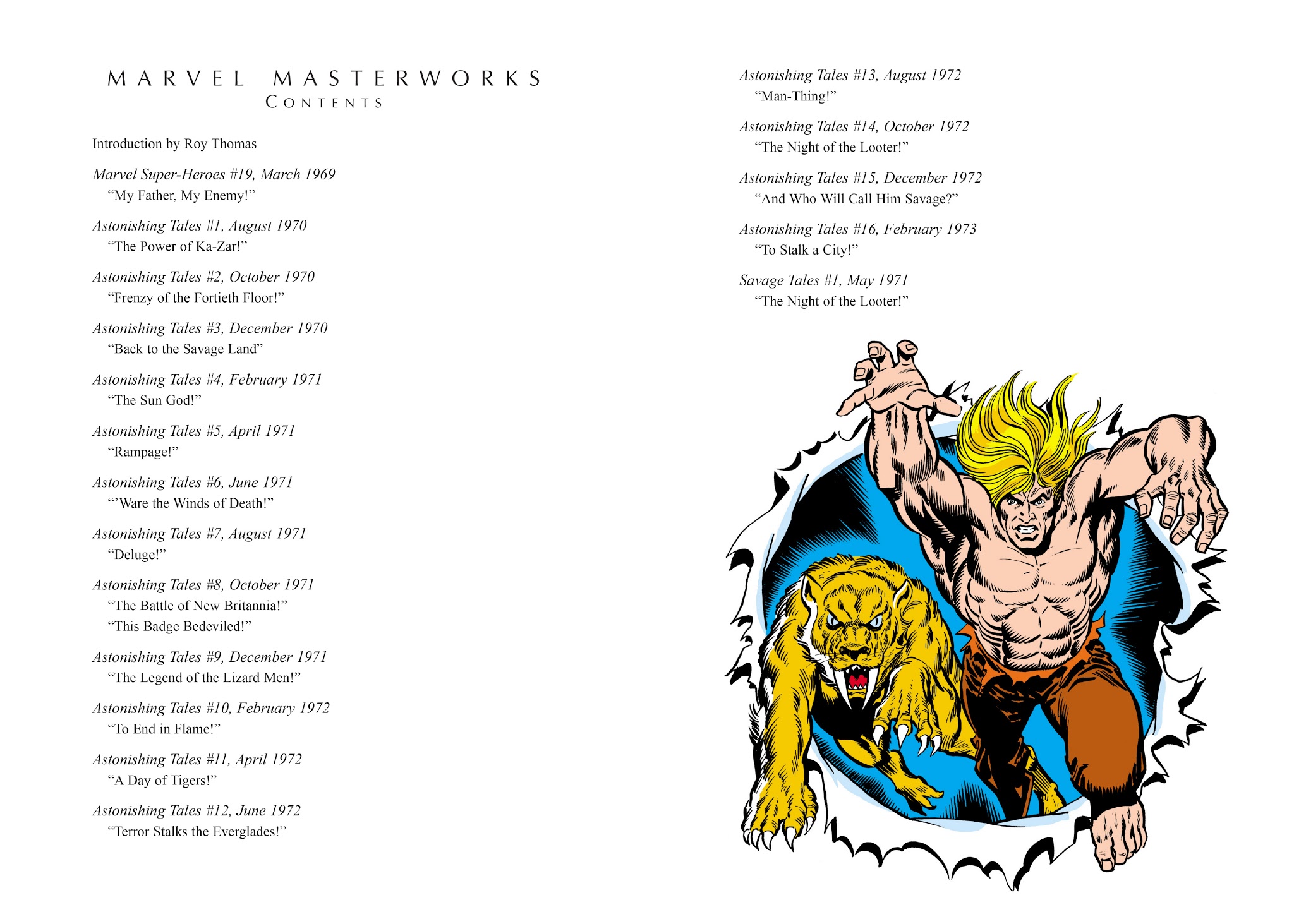 Read online Marvel Masterworks: Ka-Zar comic -  Issue # TPB 1 (Part 1) - 4
