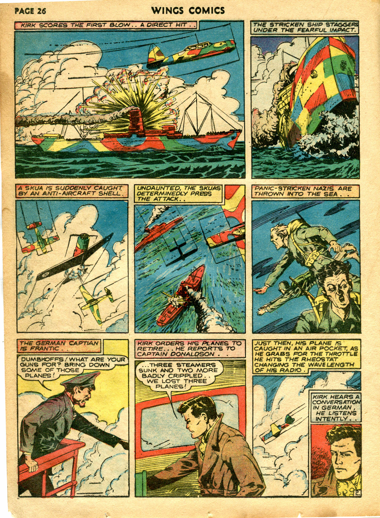 Read online Wings Comics comic -  Issue #5 - 28