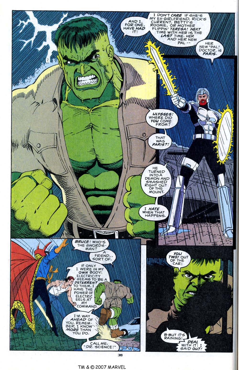 Read online The Incredible Hulk Annual comic -  Issue #18 - 40