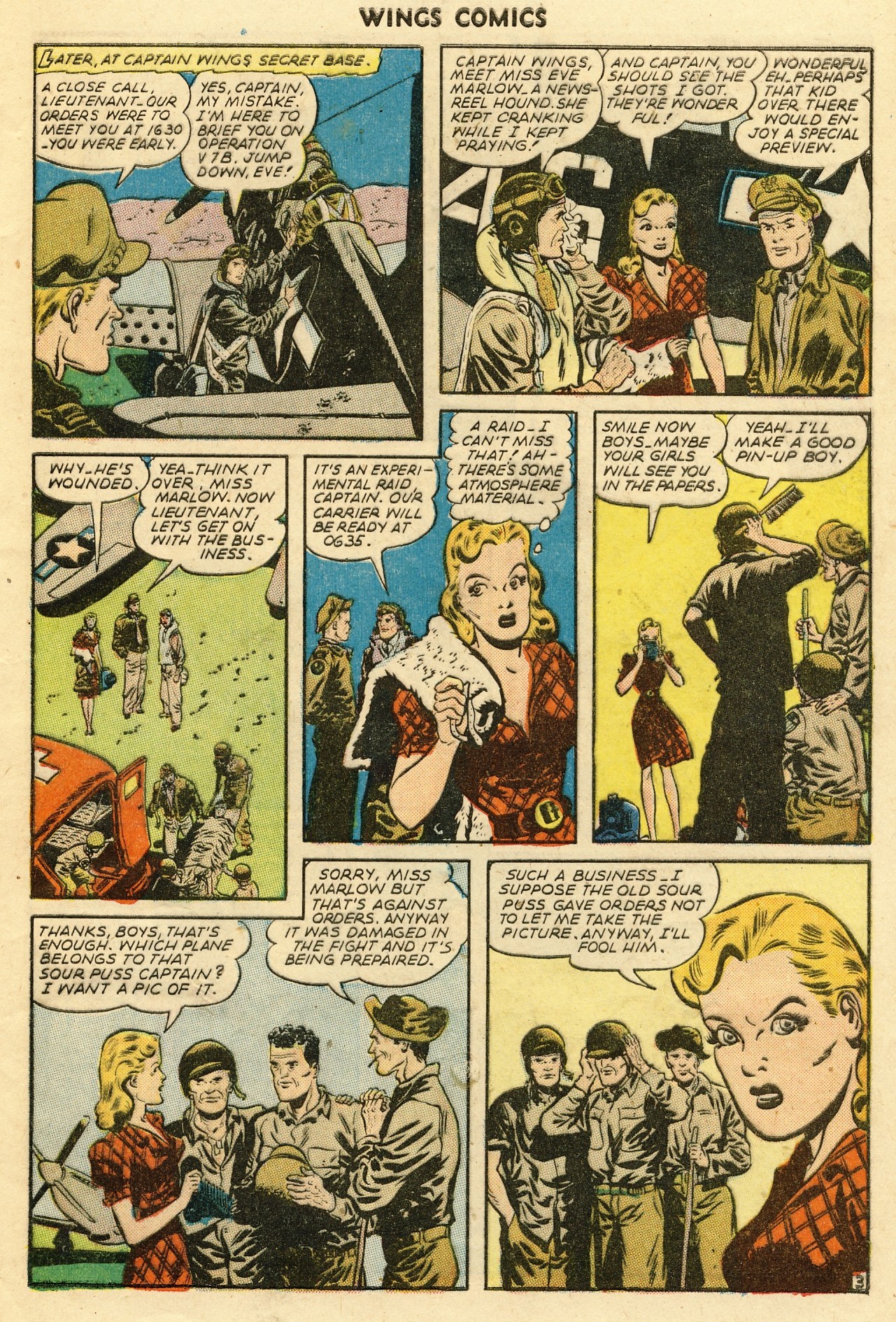 Read online Wings Comics comic -  Issue #61 - 5