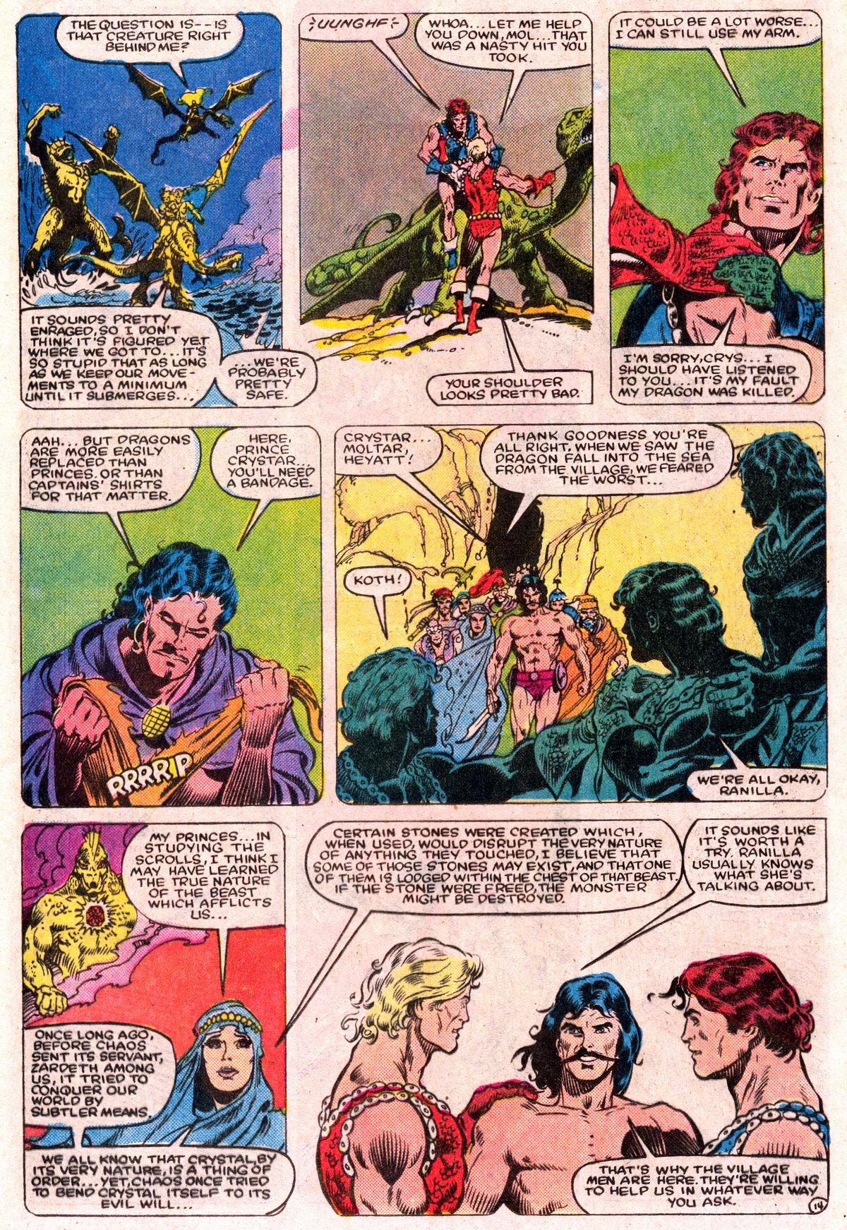 Read online The Saga of Crystar, Crystal Warrior comic -  Issue #8 - 15