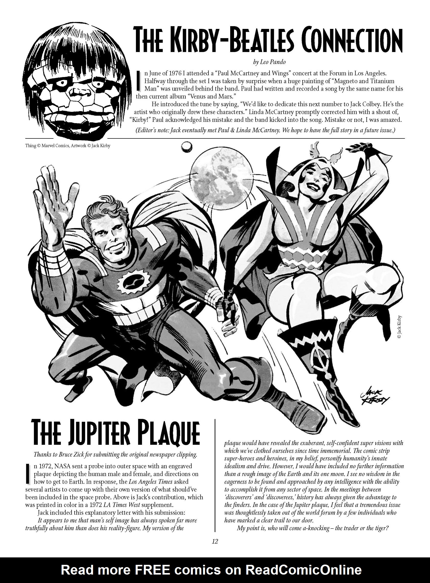 Read online The Jack Kirby Collector comic -  Issue #5 - 12