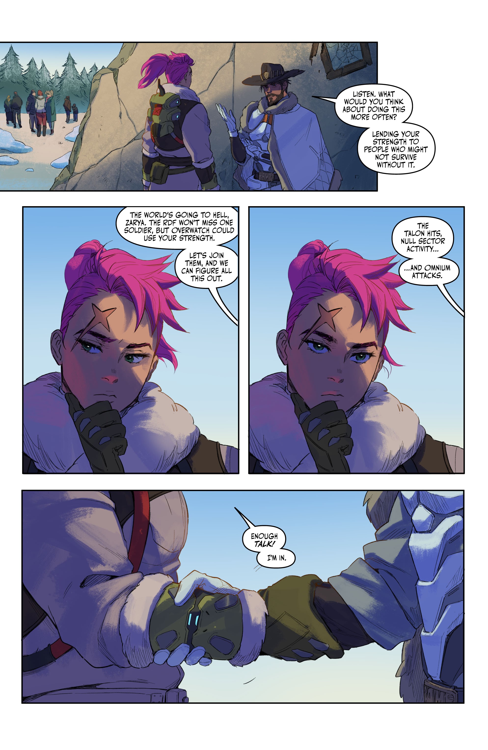Read online Overwatch: New Blood comic -  Issue #4 - 20