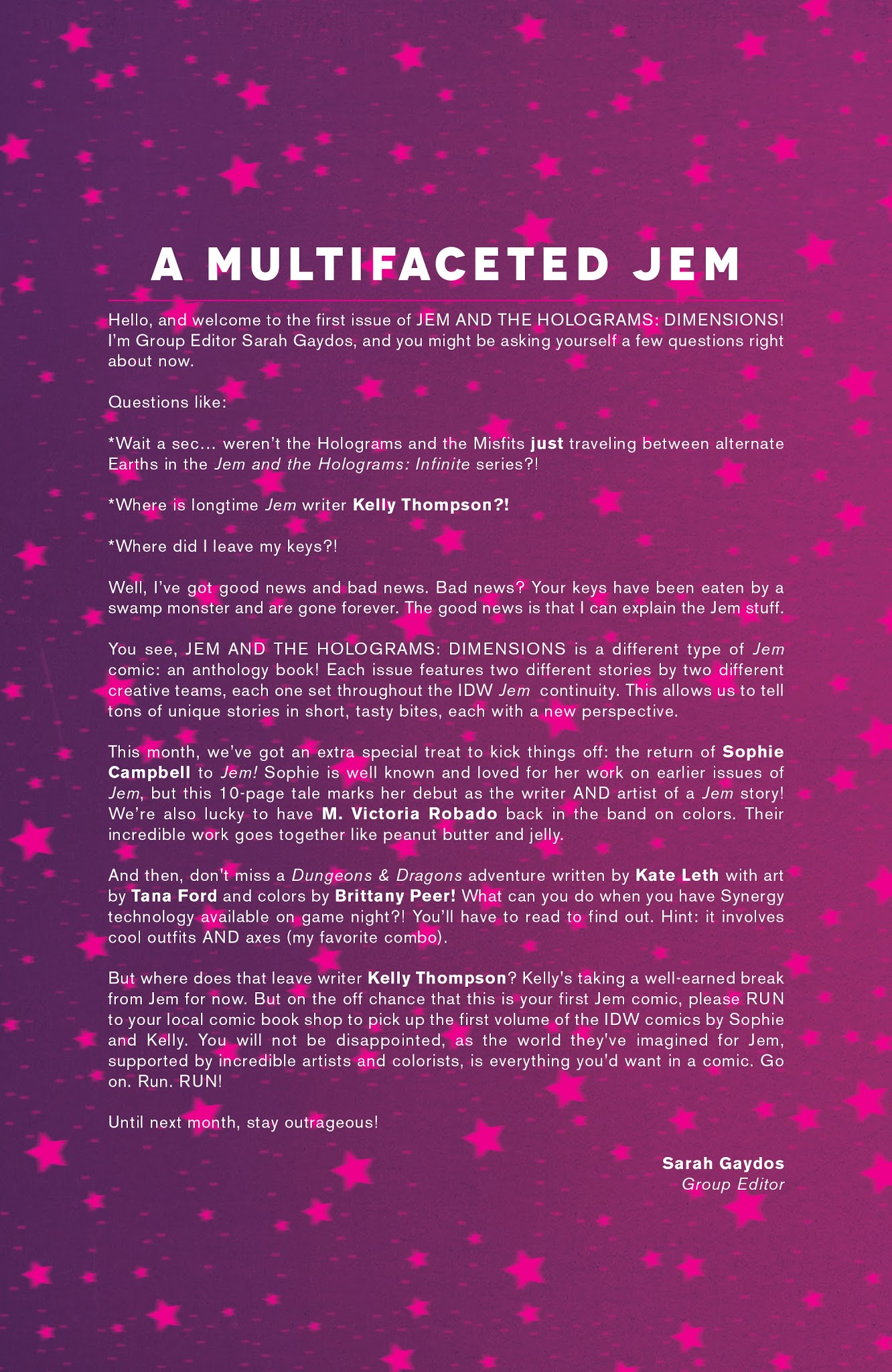 Read online Jem and the Holograms: Dimensions comic -  Issue #1 - 3