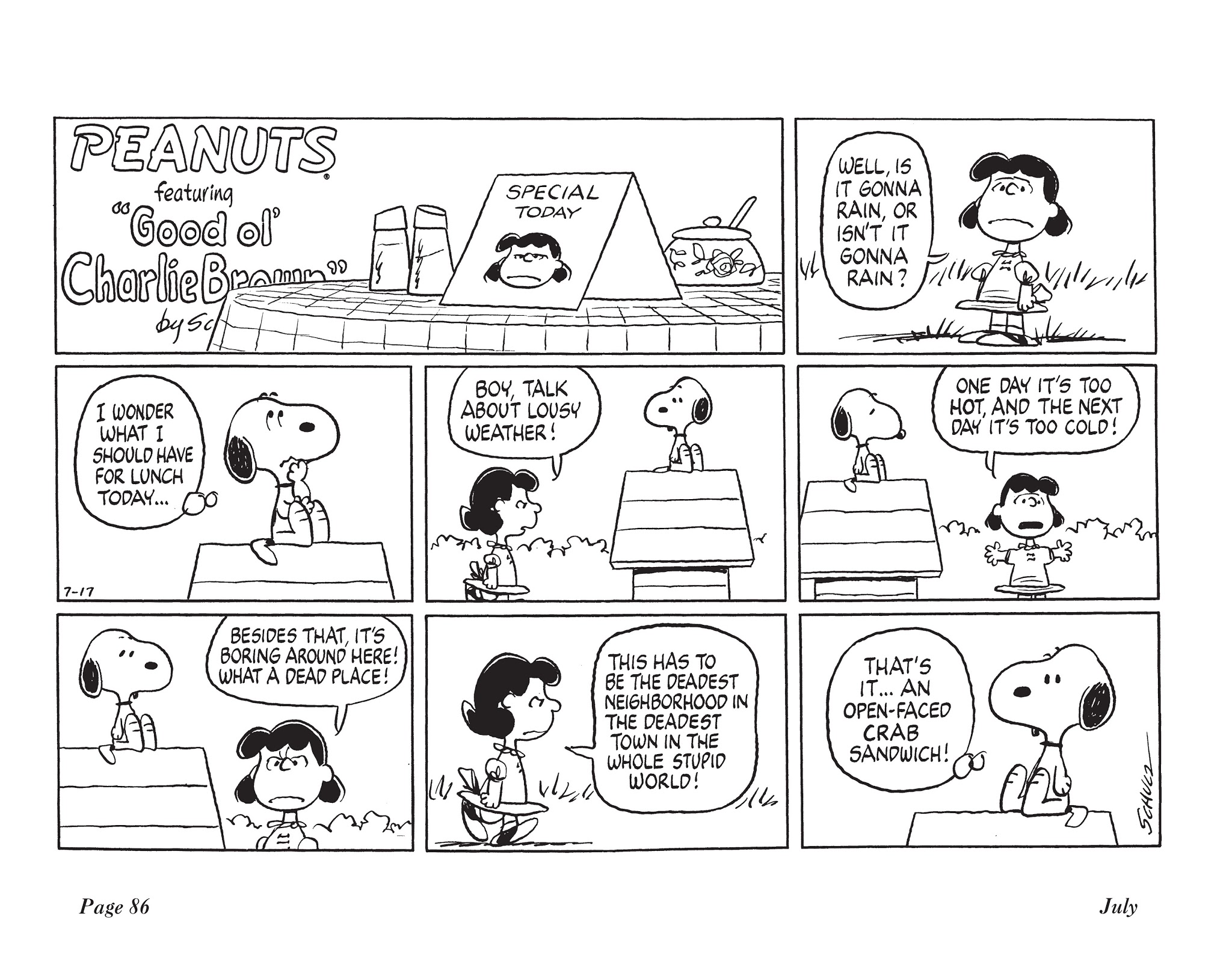 Read online The Complete Peanuts comic -  Issue # TPB 14 - 103